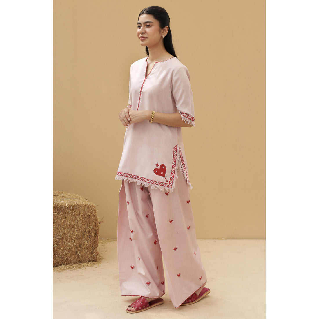 DYOT | FALL WINTER '25 - PALE BLUSH OUTFIT