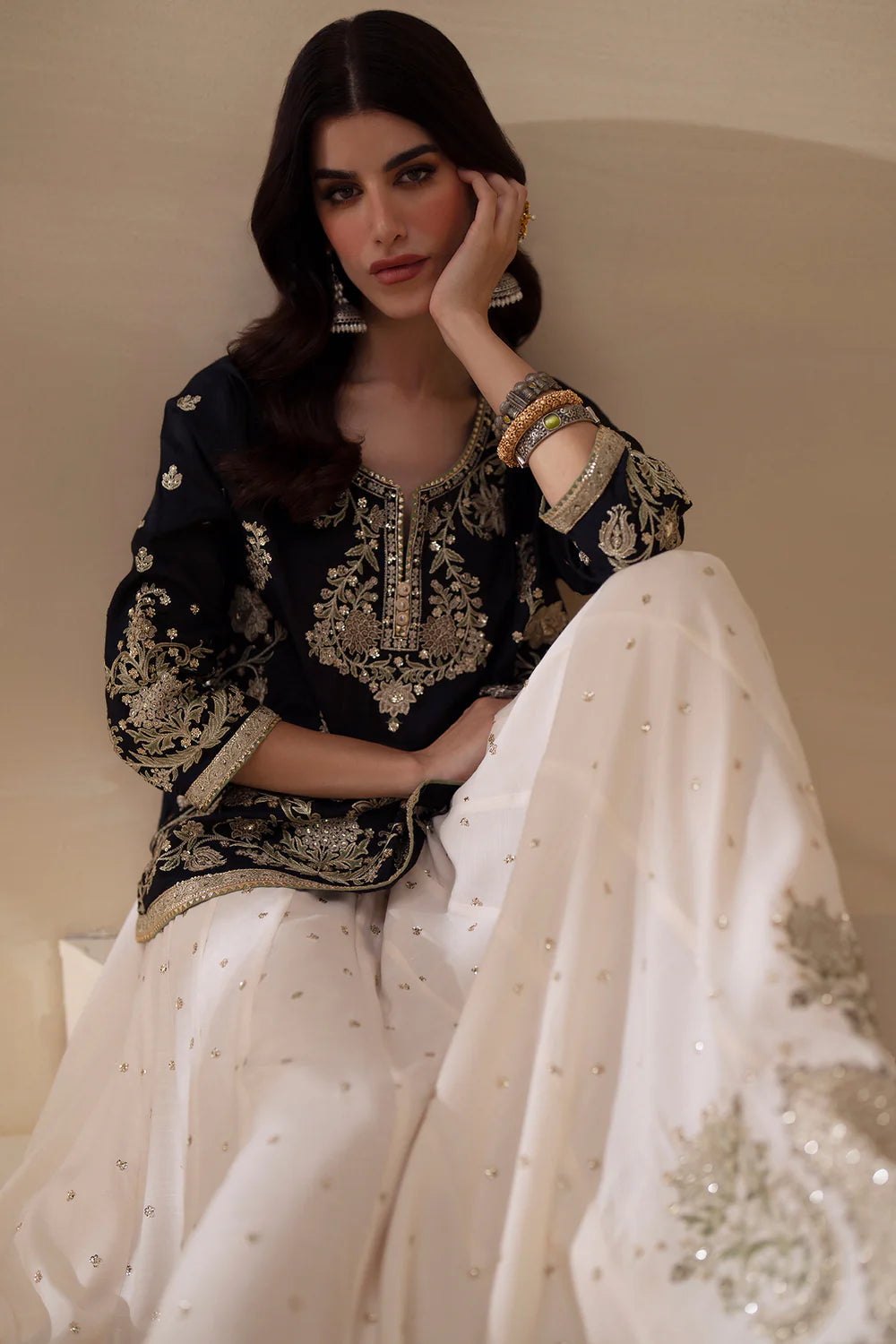 Ethnc Boutique Collection AW '25 Drop II - EMBROIDERED SUIT | E0940/104/901