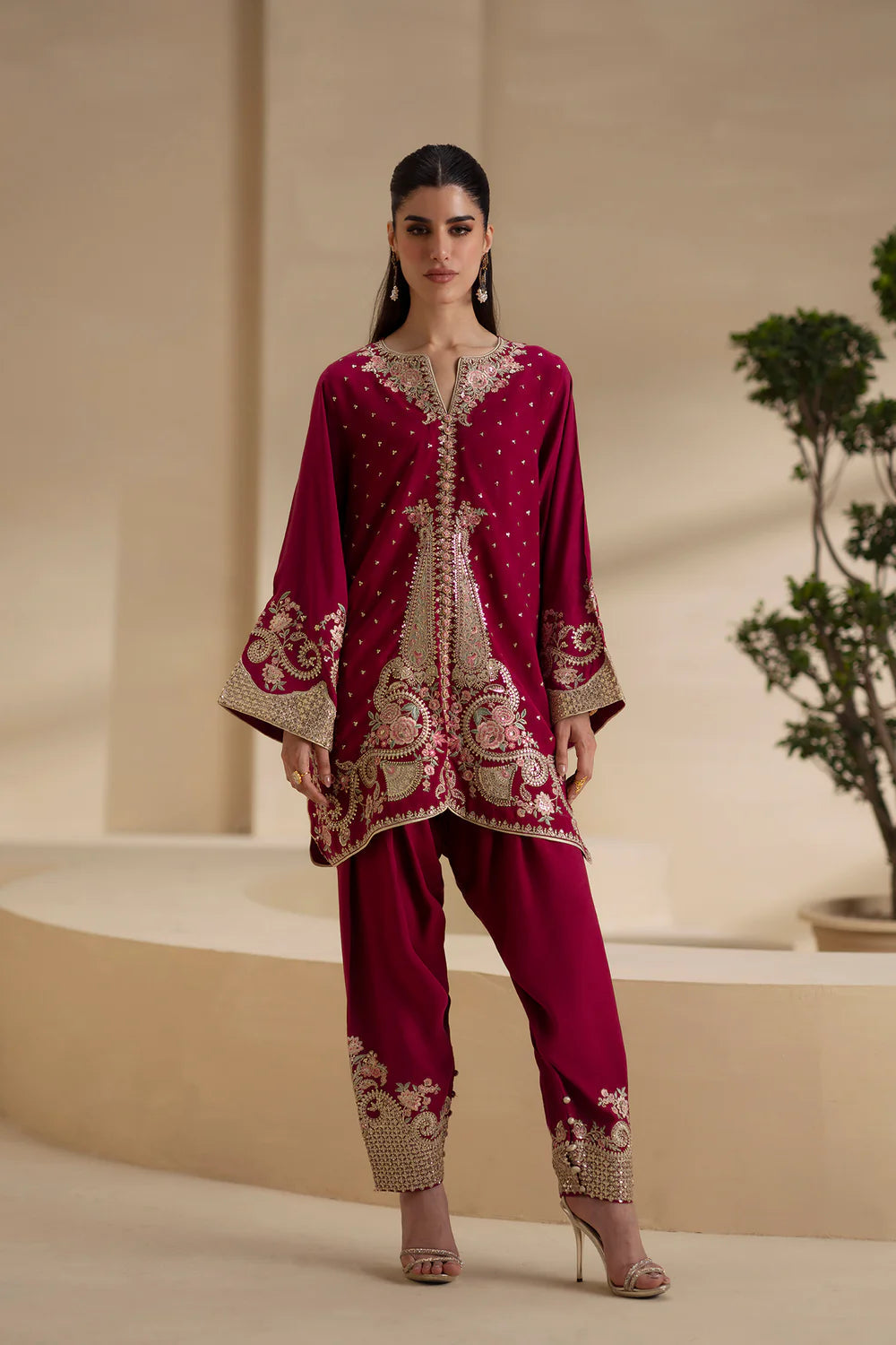 Ethnc| Boutique Collection AW '25 Drop II - EMBROIDERED SUIT | E0928/104/406