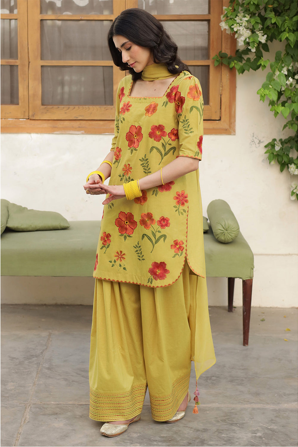 DYOT |Olive Yellow Outfit Summer’ 25