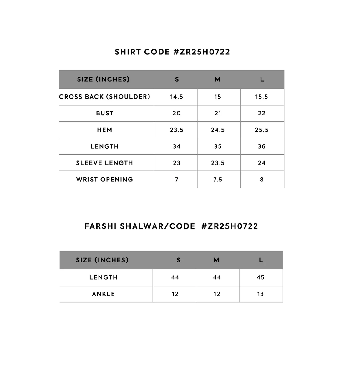 Zara Shahjahan Handcrafted Edit III SS '25 - ZR25H0722