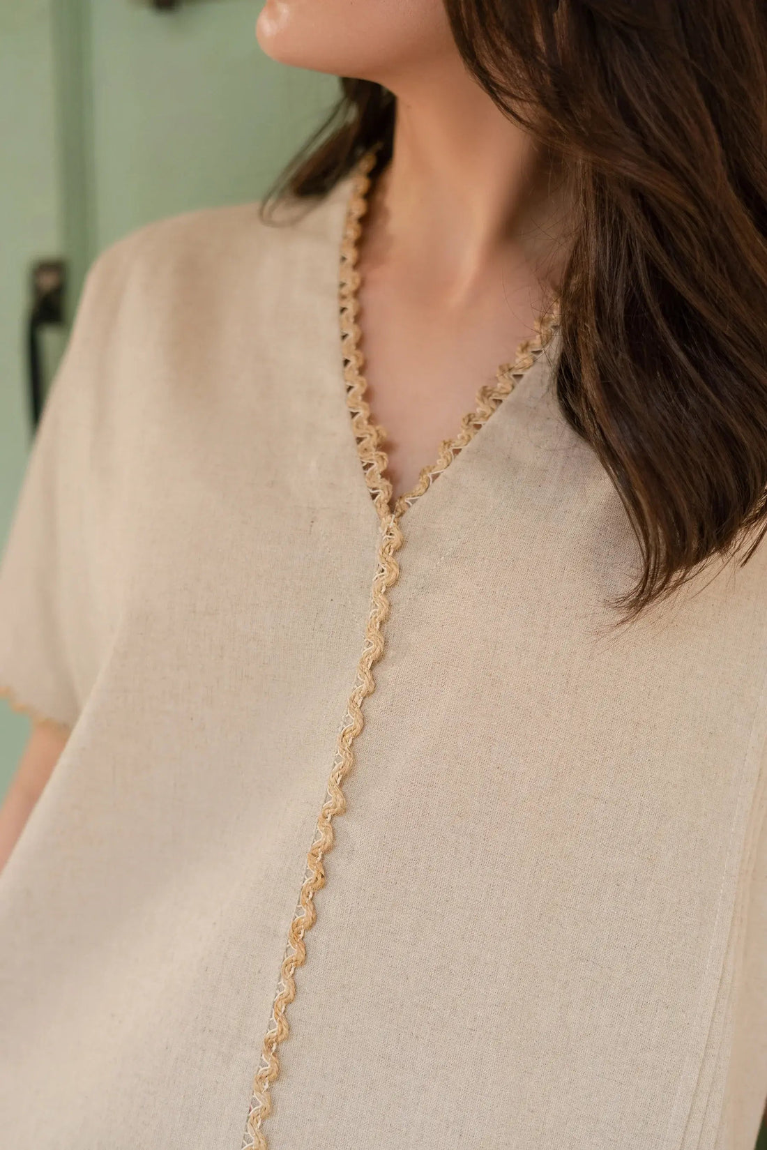 STUDIO MEHAR |FALL '25 COLLECTION -ALMOND BUFF MATCHING SET