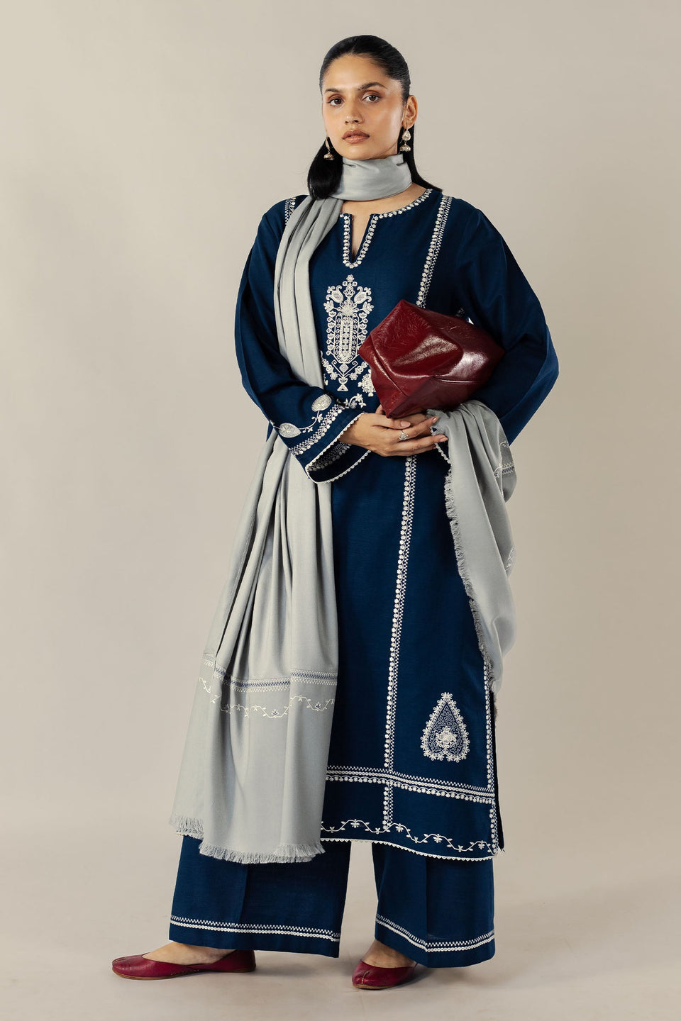 ZARA SHAHJAHAN | PRET A/W 2025 - AZURE