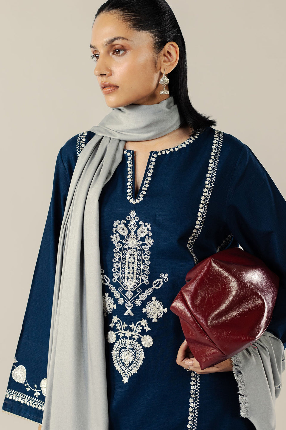 ZARA SHAHJAHAN | PRET A/W 2025 - AZURE