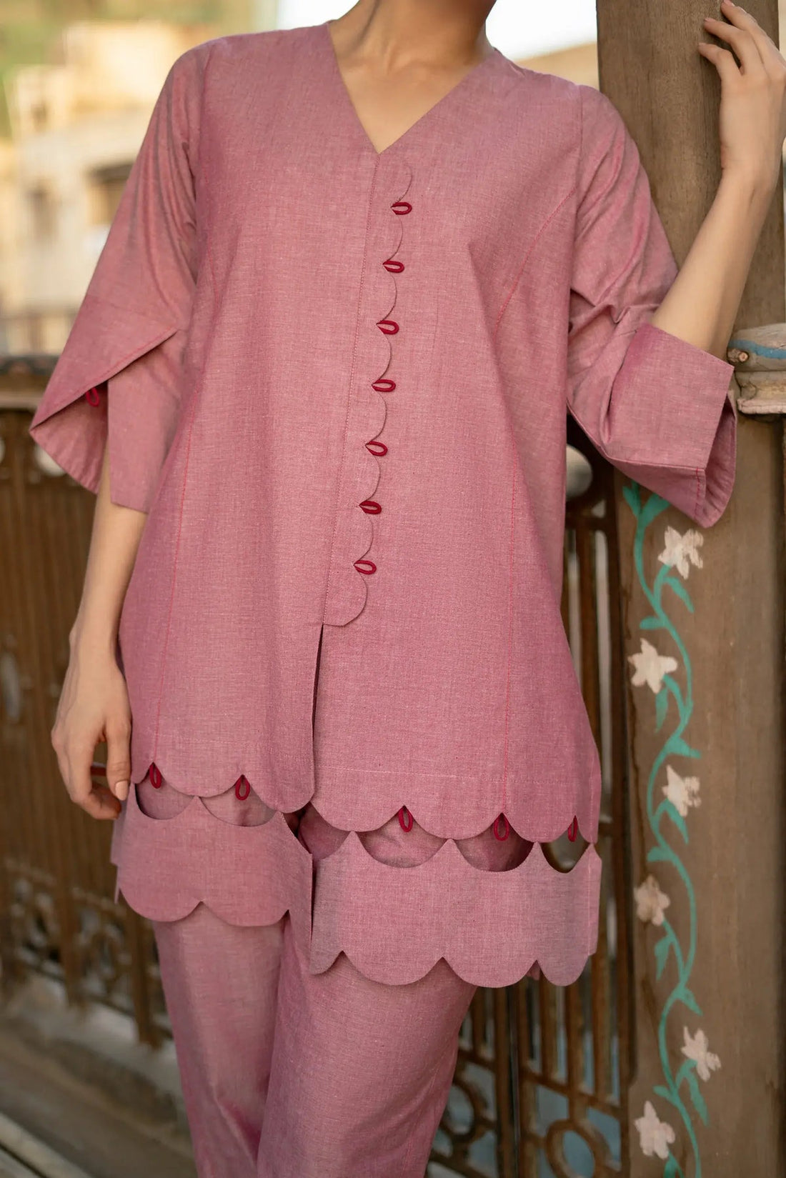 Studio Mehr  | Fall  '25 Collection  - Beet Root Matching Set