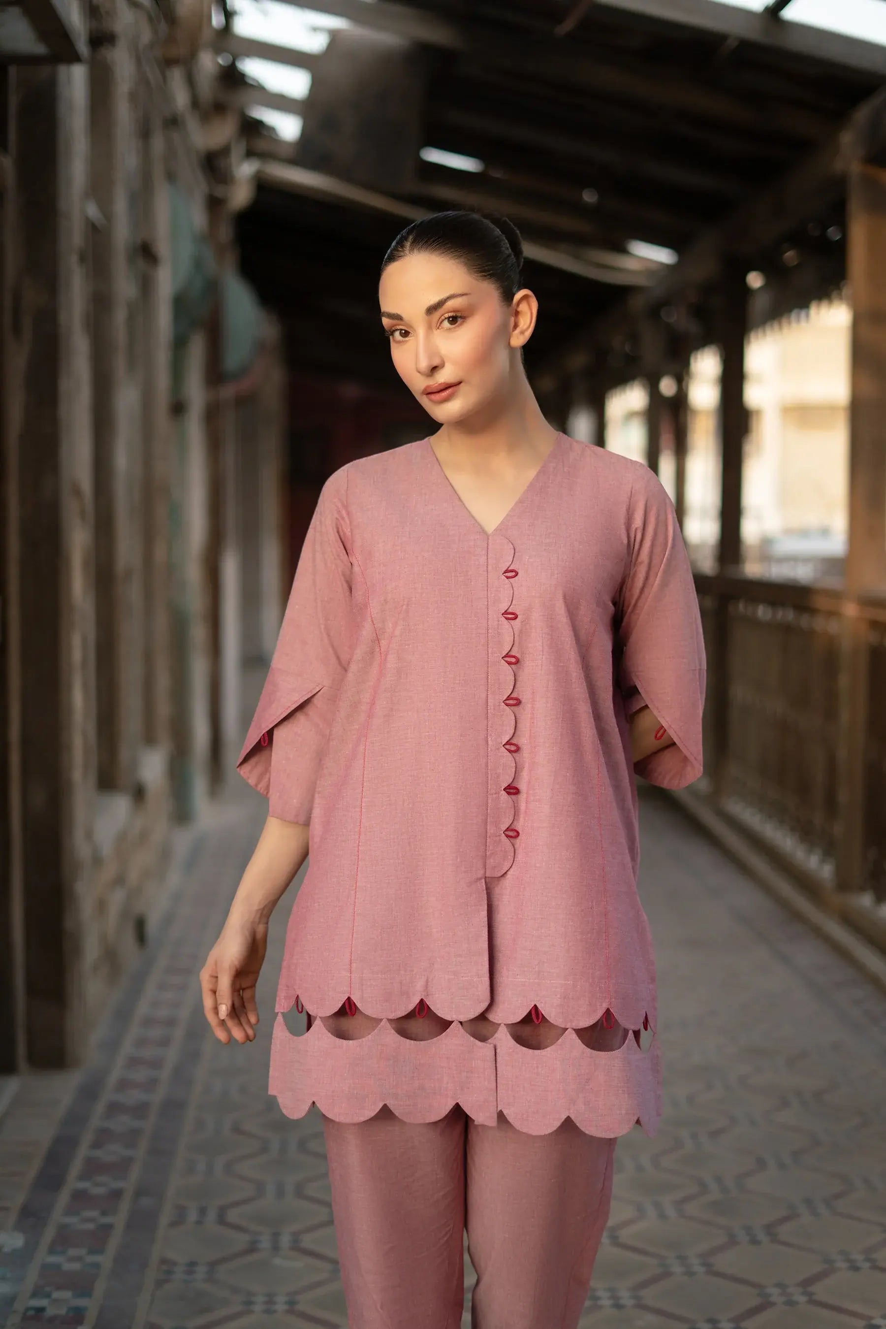 Studio Mehr  | Fall  '25 Collection  - Beet Root Matching Set