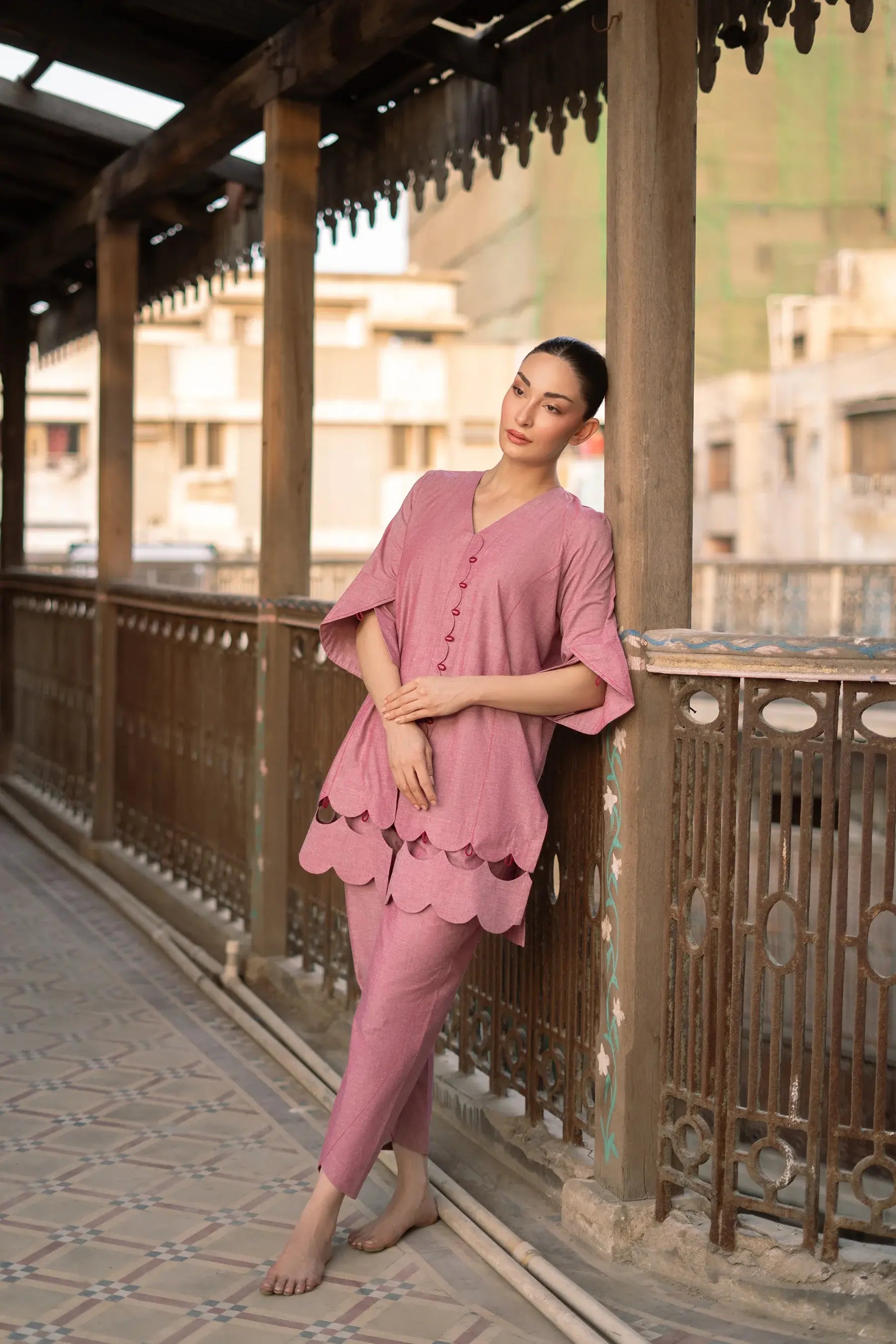 Studio Mehr  | Fall  '25 Collection  - Beet Root Matching Set