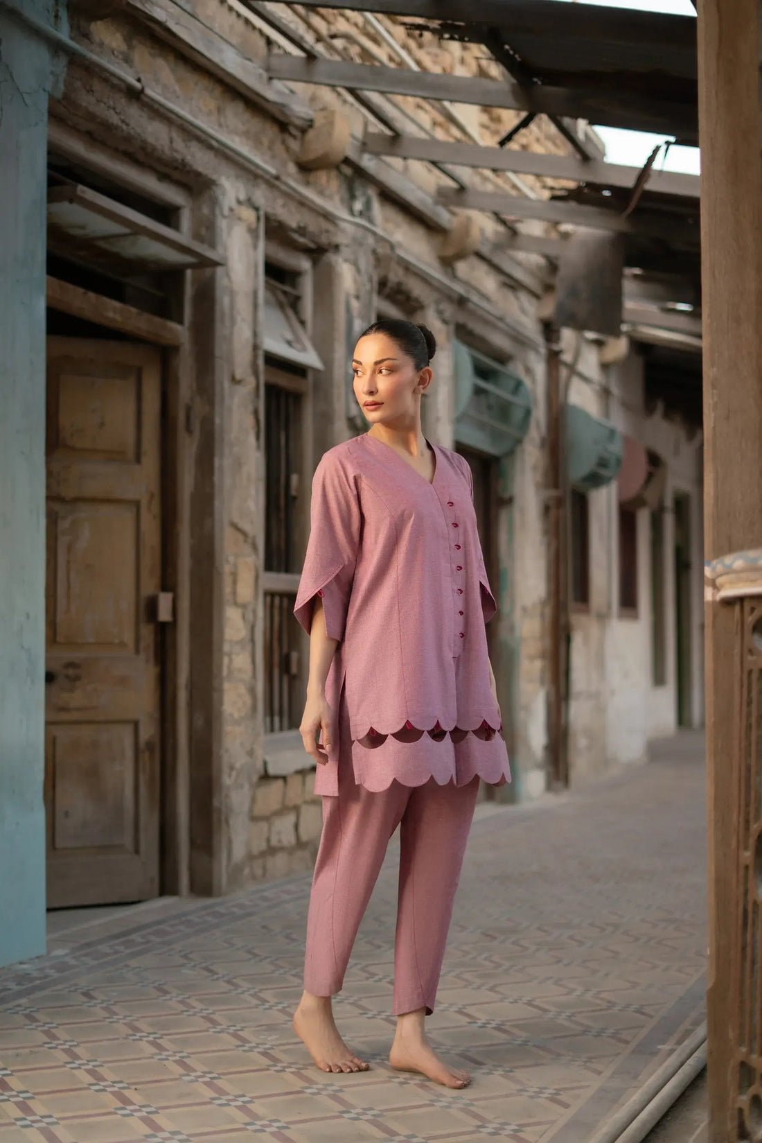 Studio Mehr  | Fall  '25 Collection  - Beet Root Matching Set