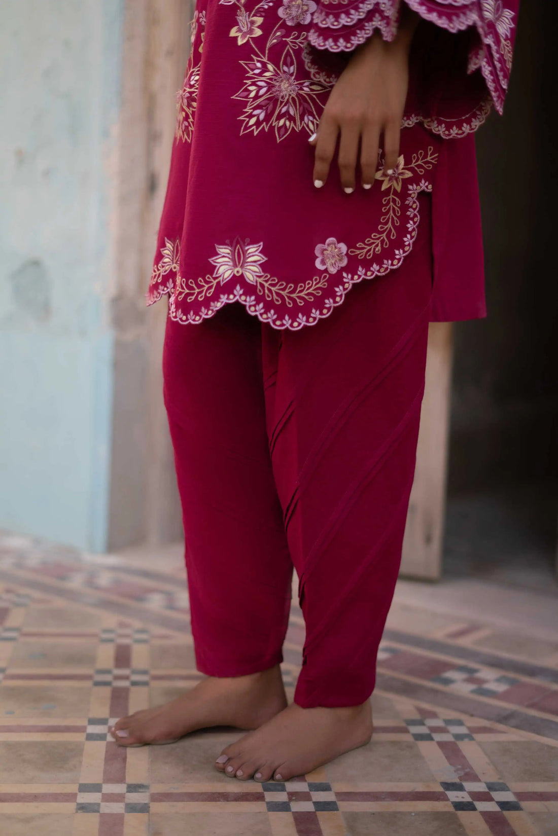 Studio Mehr | Fall '25 - Berry Brust Matching Set