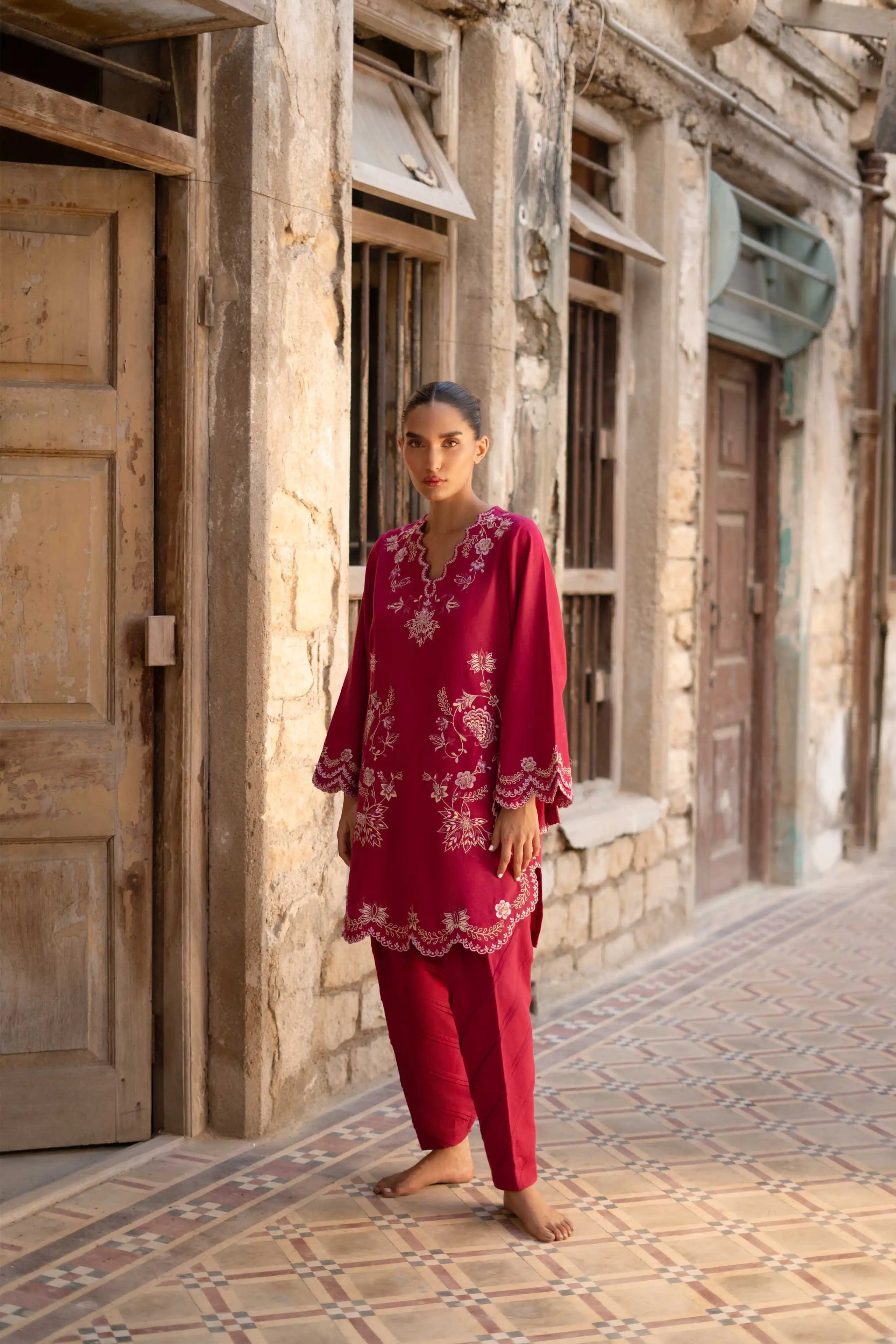 Studio Mehr | Fall '25 - Berry Brust Matching Set