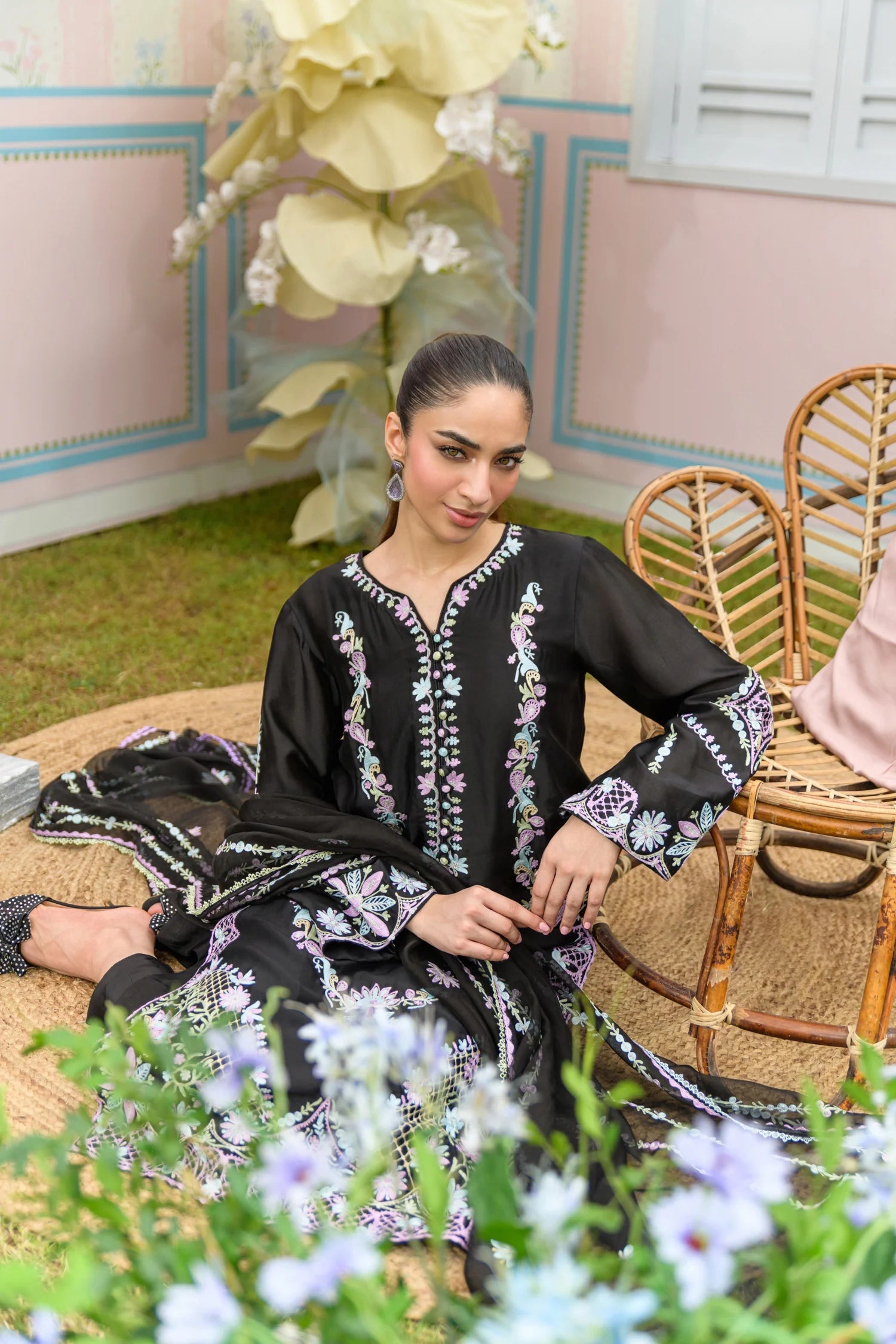 Flairs Studio| Zarayna-Festive Formals '25 - Black Coffee