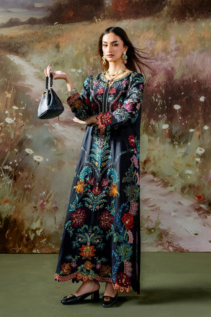 Ammara Khan| Solenne '25 - Black Orchid (D-05)