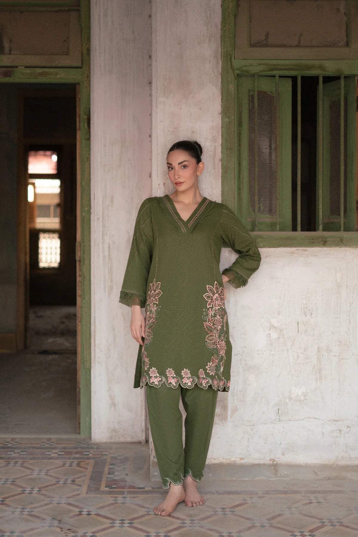 Studio Mehr | Fall  '25 Collection  - Burning Leaf Matching Set