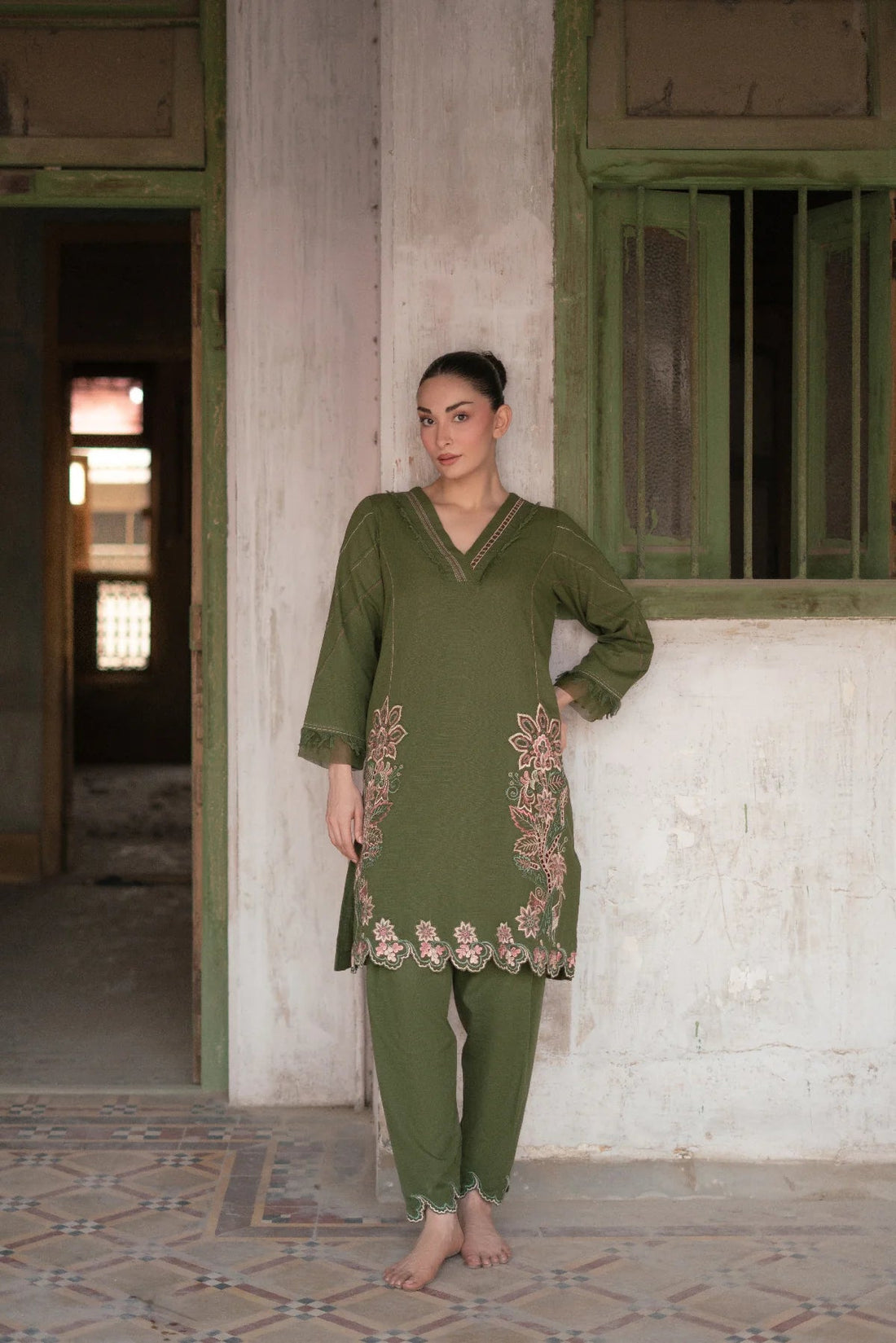 Studio Mehr | Fall  '25 Collection  - Burning Leaf Matching Set