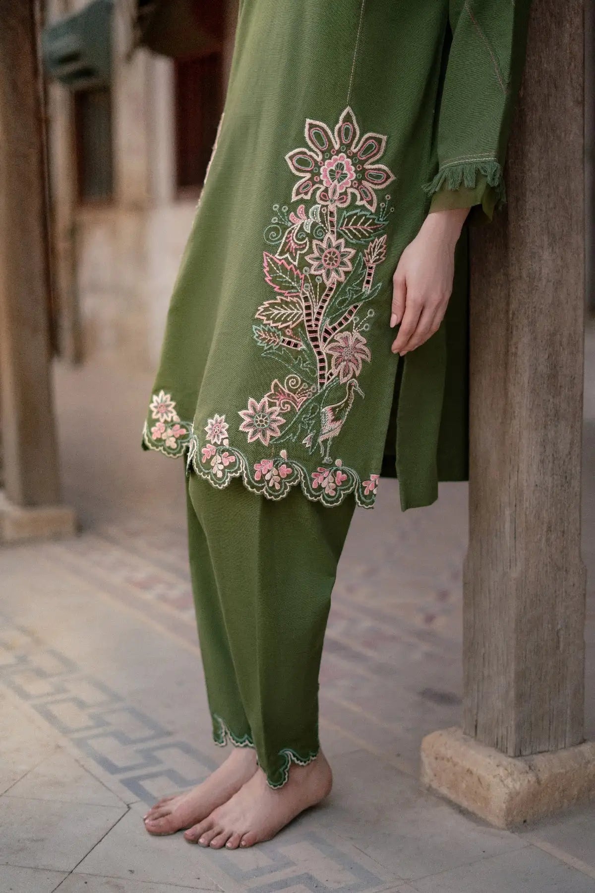 Studio Mehr | Fall  '25 Collection  - Burning Leaf Matching Set