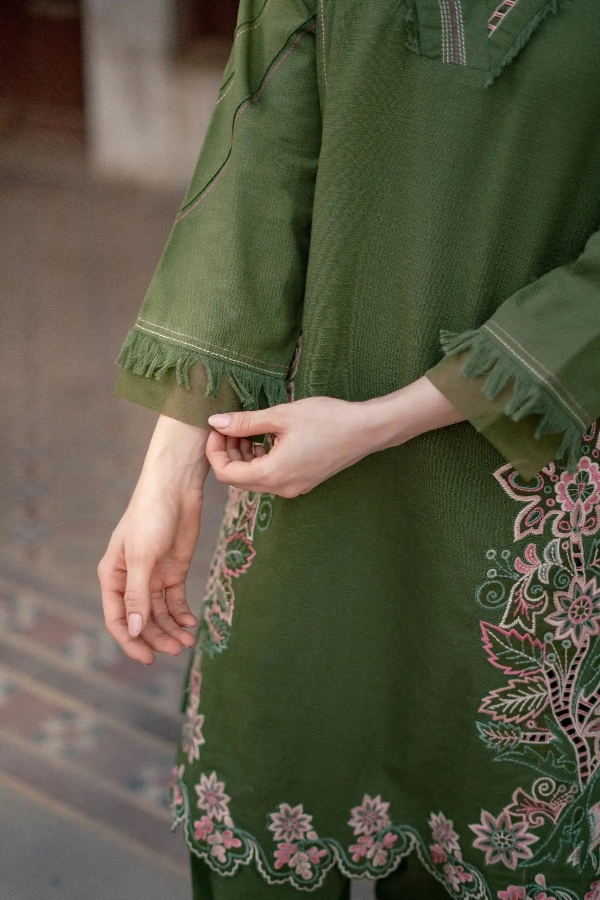 Studio Mehr | Fall  '25 Collection  - Burning Leaf Matching Set