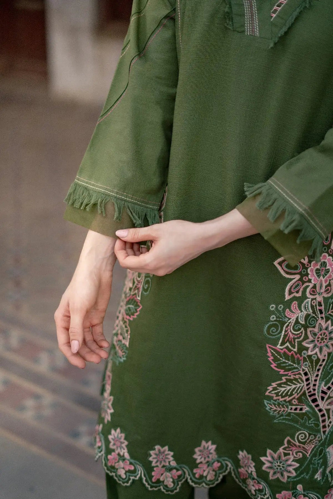 Studio Mehr | Fall  '25 Collection  - Burning Leaf Matching Set