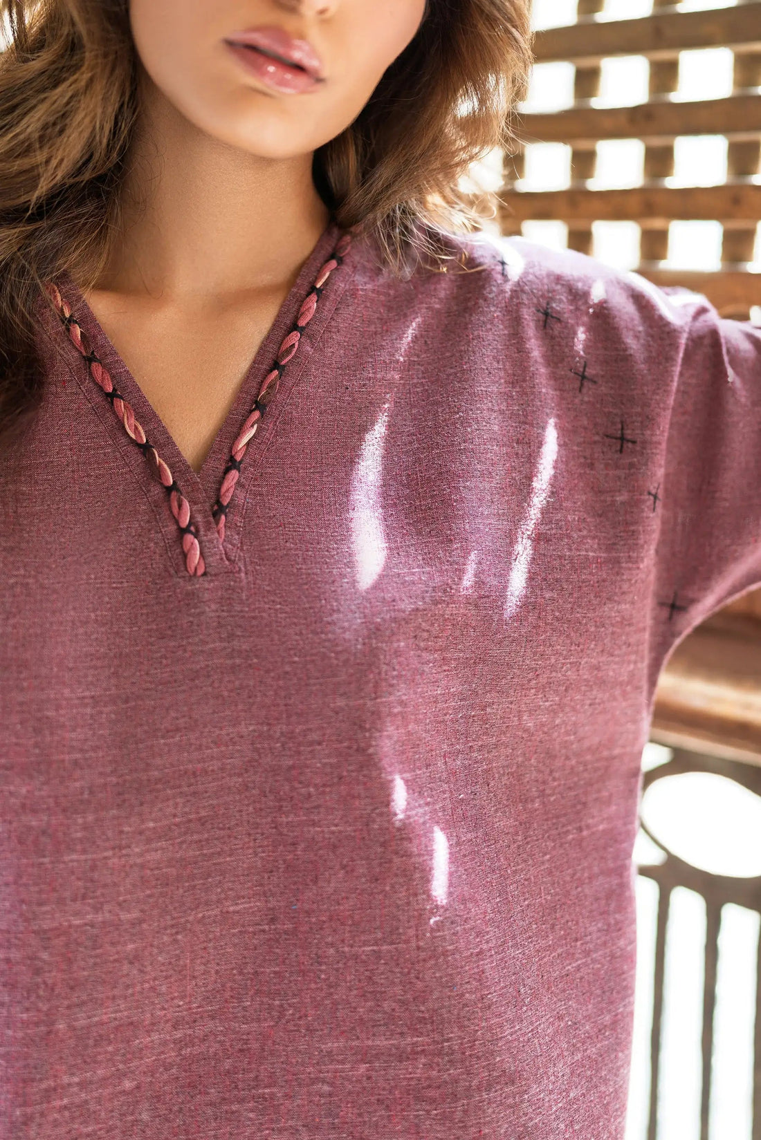 Studio Mehr|Fall'25 Collection-Burnt Maple Matching Set