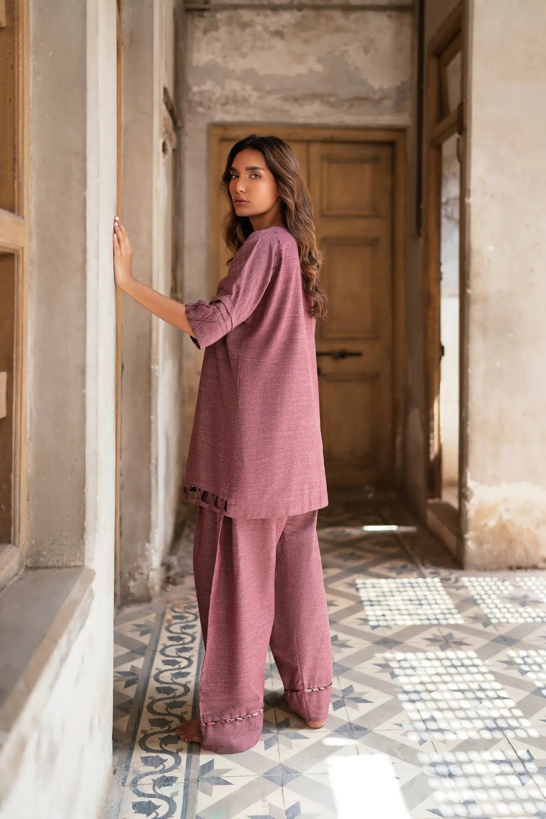 Studio Mehr|Fall'25 Collection-Burnt Maple Matching Set