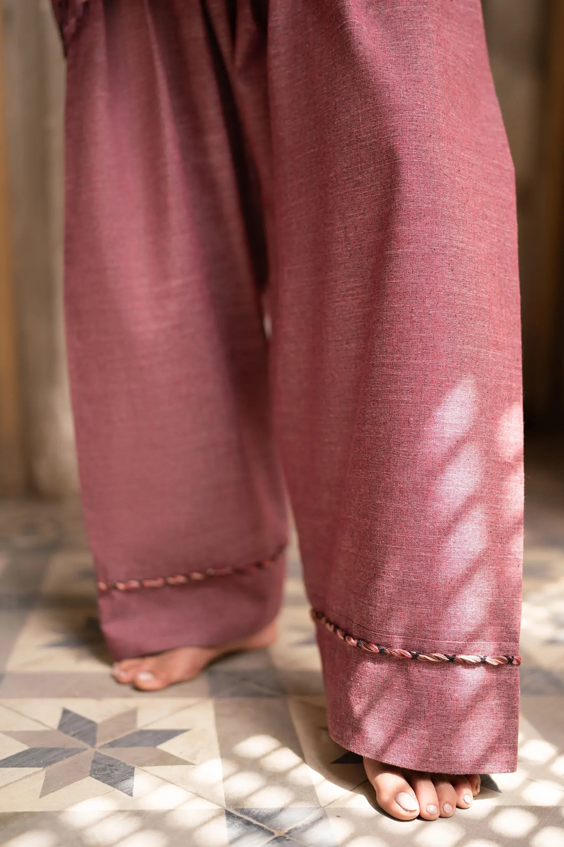 Studio Mehr|Fall'25 Collection-Burnt Maple Matching Set