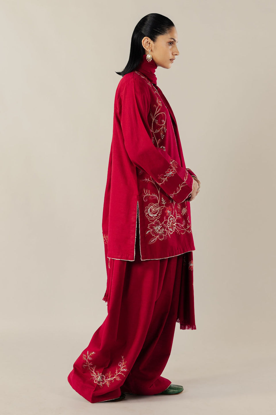 ZARA SHAHJAHAN | PRET A/W 2025 - CARMINE