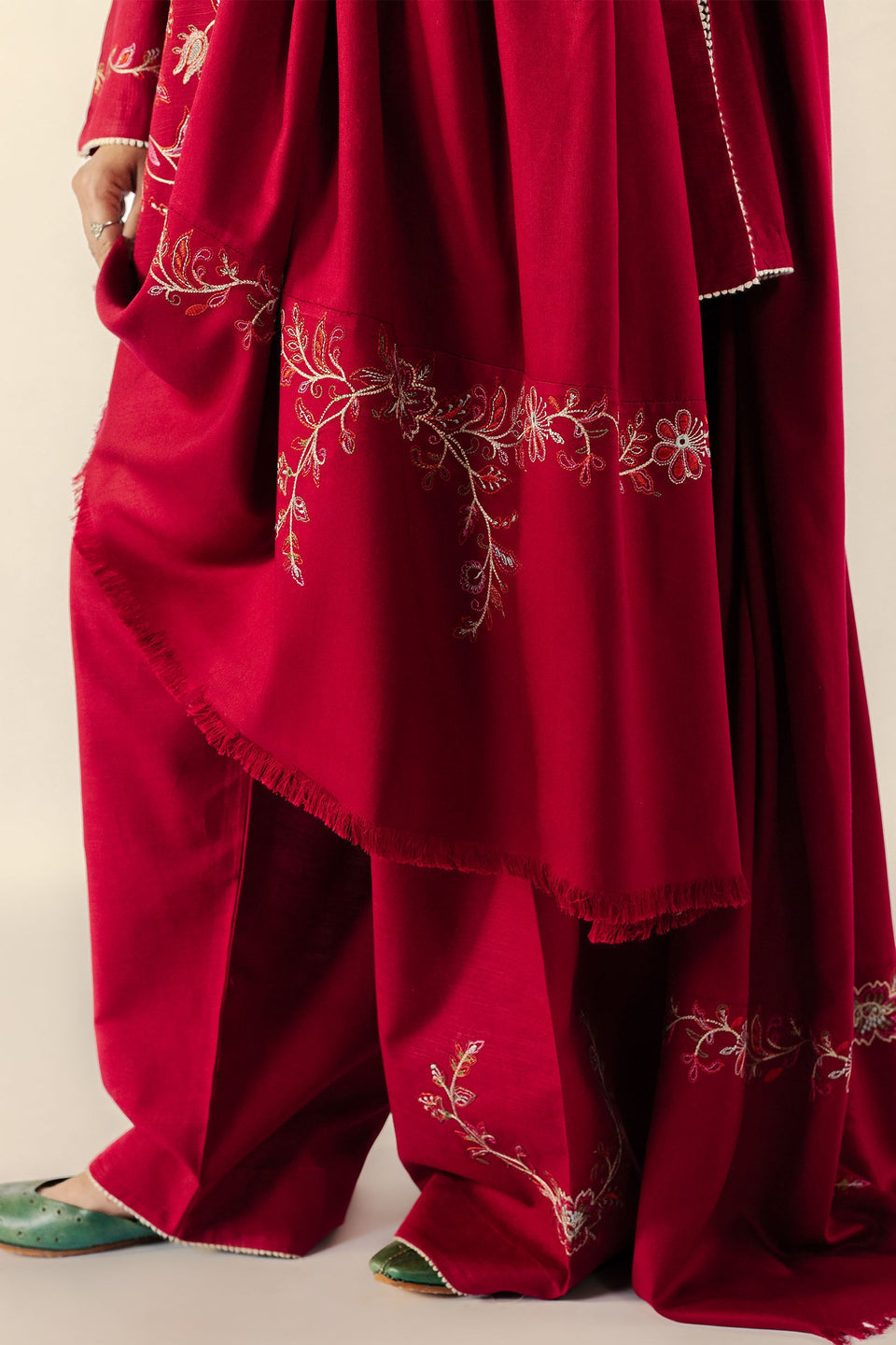 ZARA SHAHJAHAN | PRET A/W 2025 - CARMINE