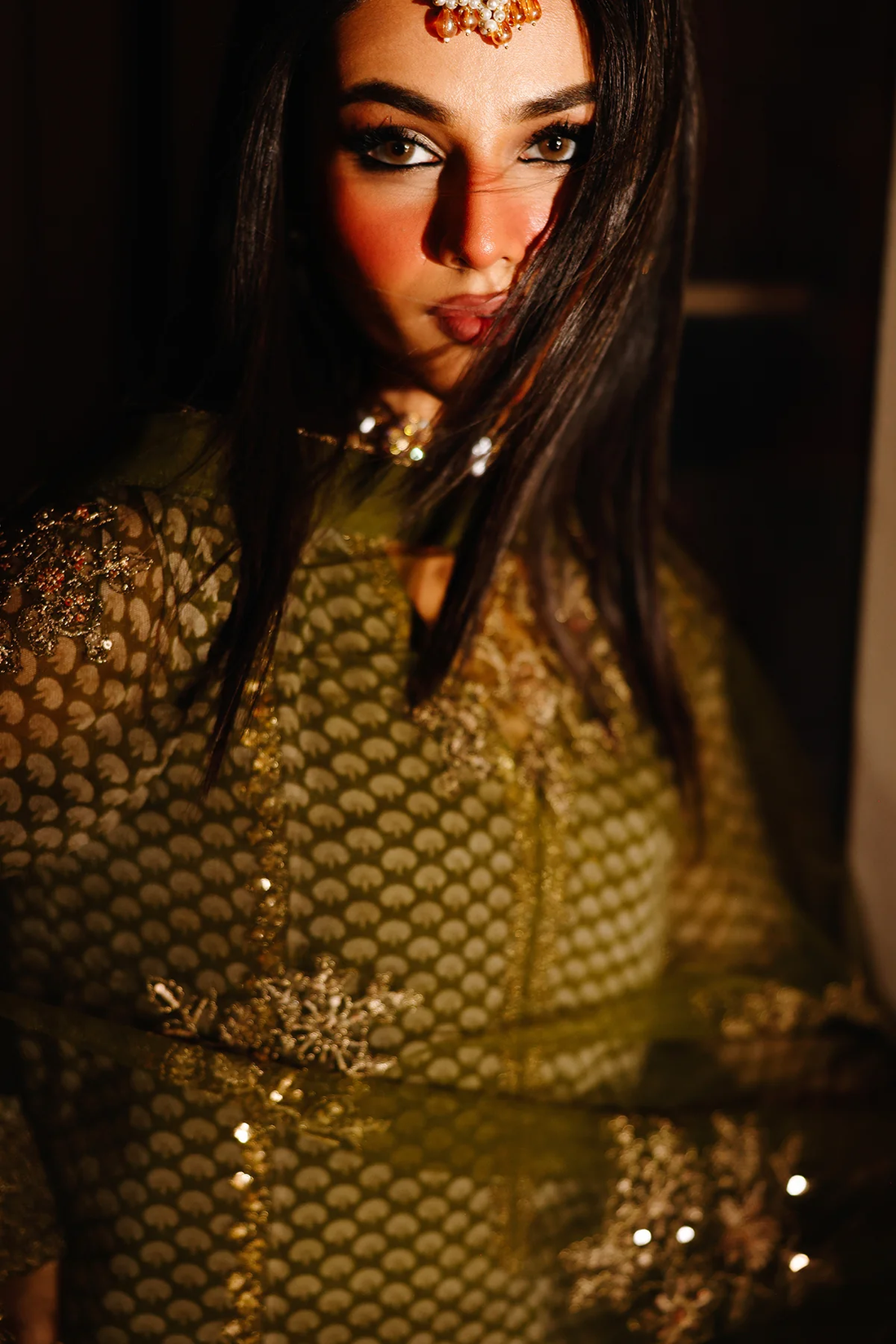 Charizma|Fumes Luxury Chiffon Collection 3-PC Embroidered Chiffon Suit CMA-5-114A