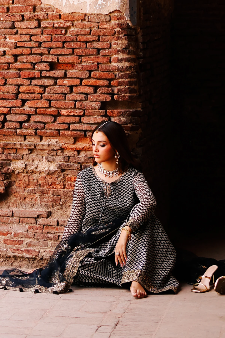 CHARIZMA|fumes Luxury Chiffon Collection- Embroidered Chiffon Suit CMA-5-133