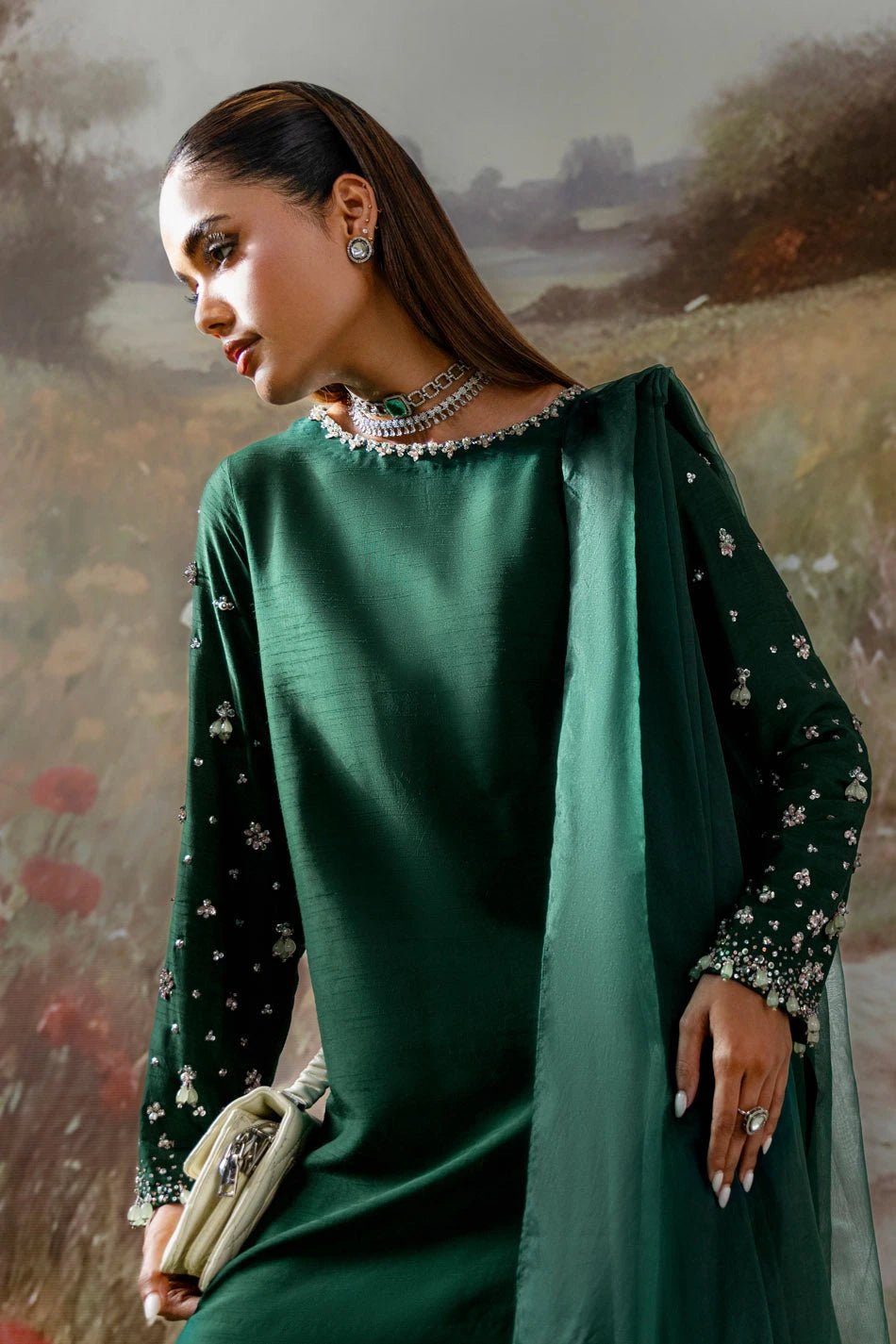 Ammara Khan| Solenne '25 - Emerald Bling (D-07)