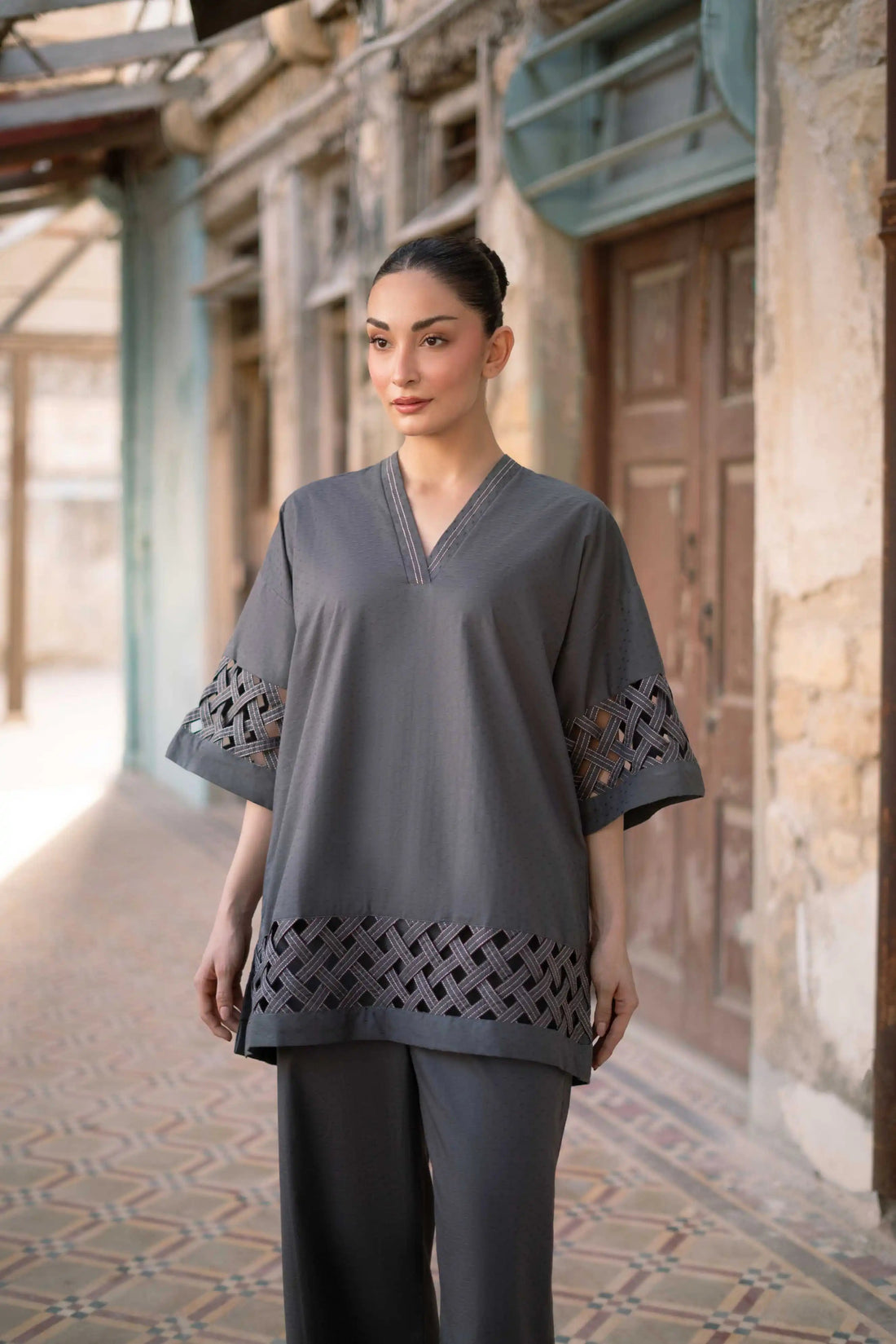 Studio Mehr | Fall  '25 Collection  - Flinty Matching Set