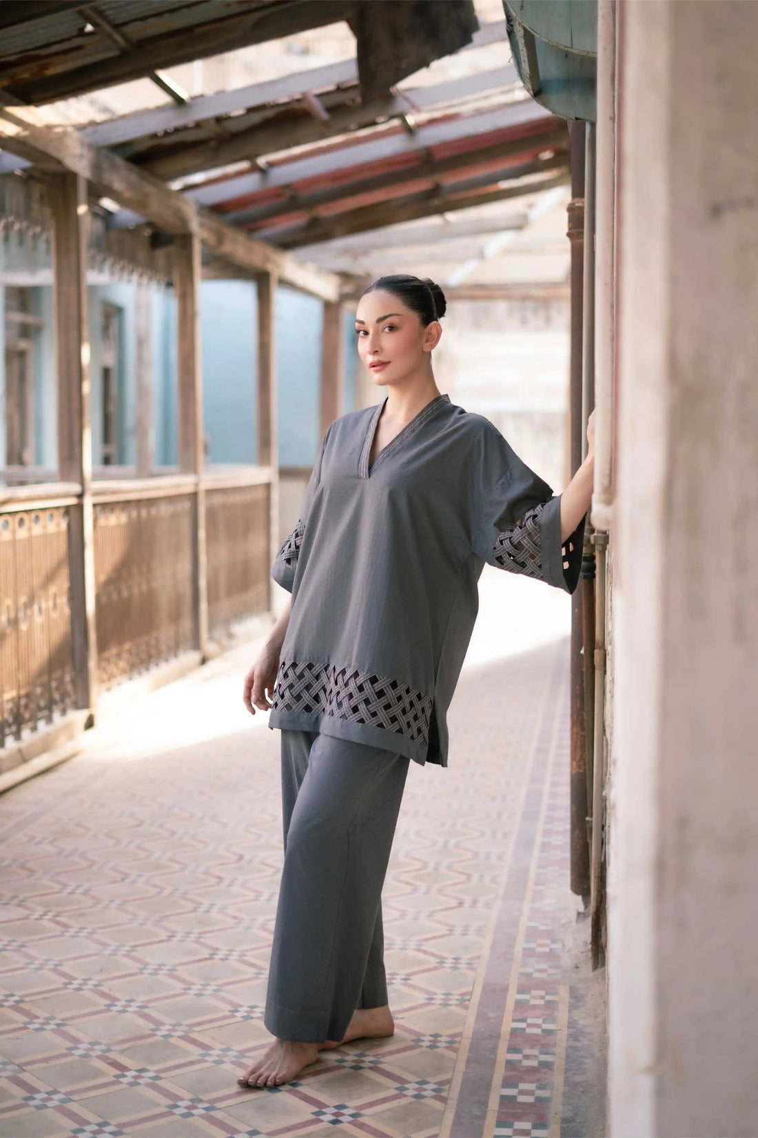 Studio Mehr | Fall  '25 Collection  - Flinty Matching Set