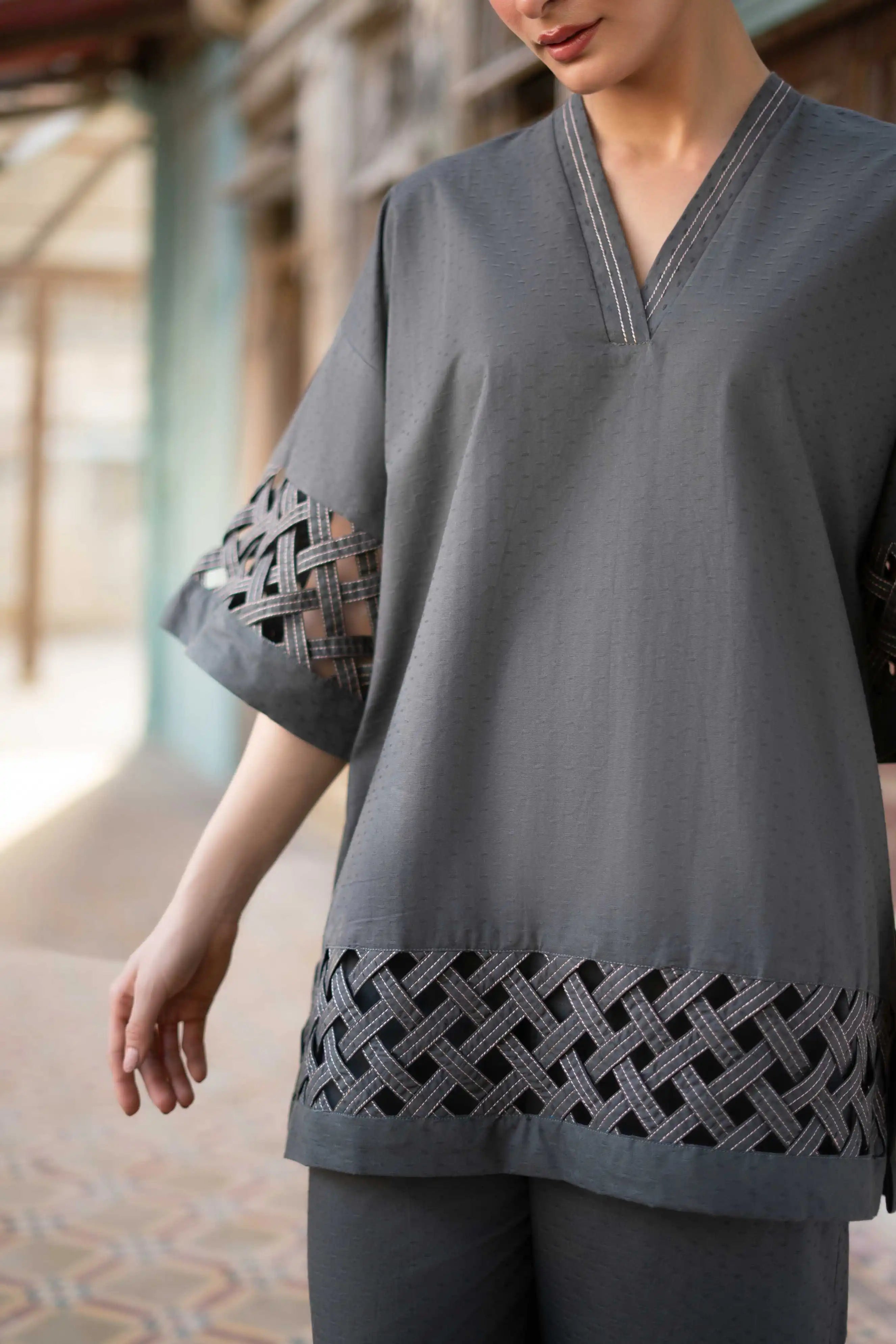 Studio Mehr | Fall  '25 Collection  - Flinty Matching Set