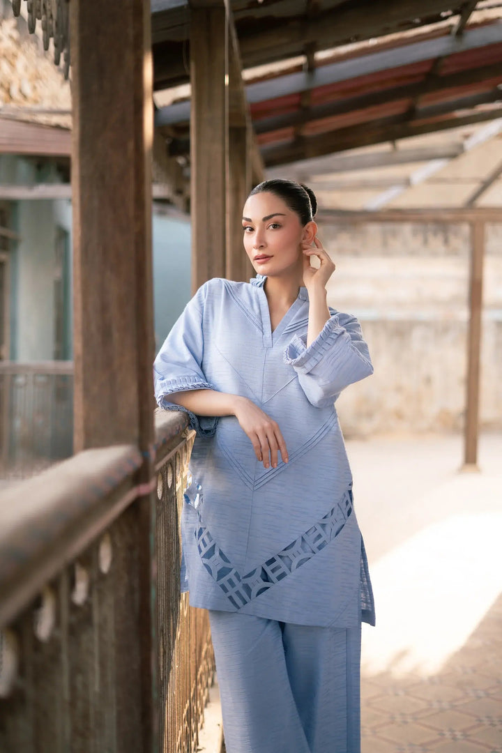 Studio Mehr | Fall  '25  Collection - Florence Blue Matching Set