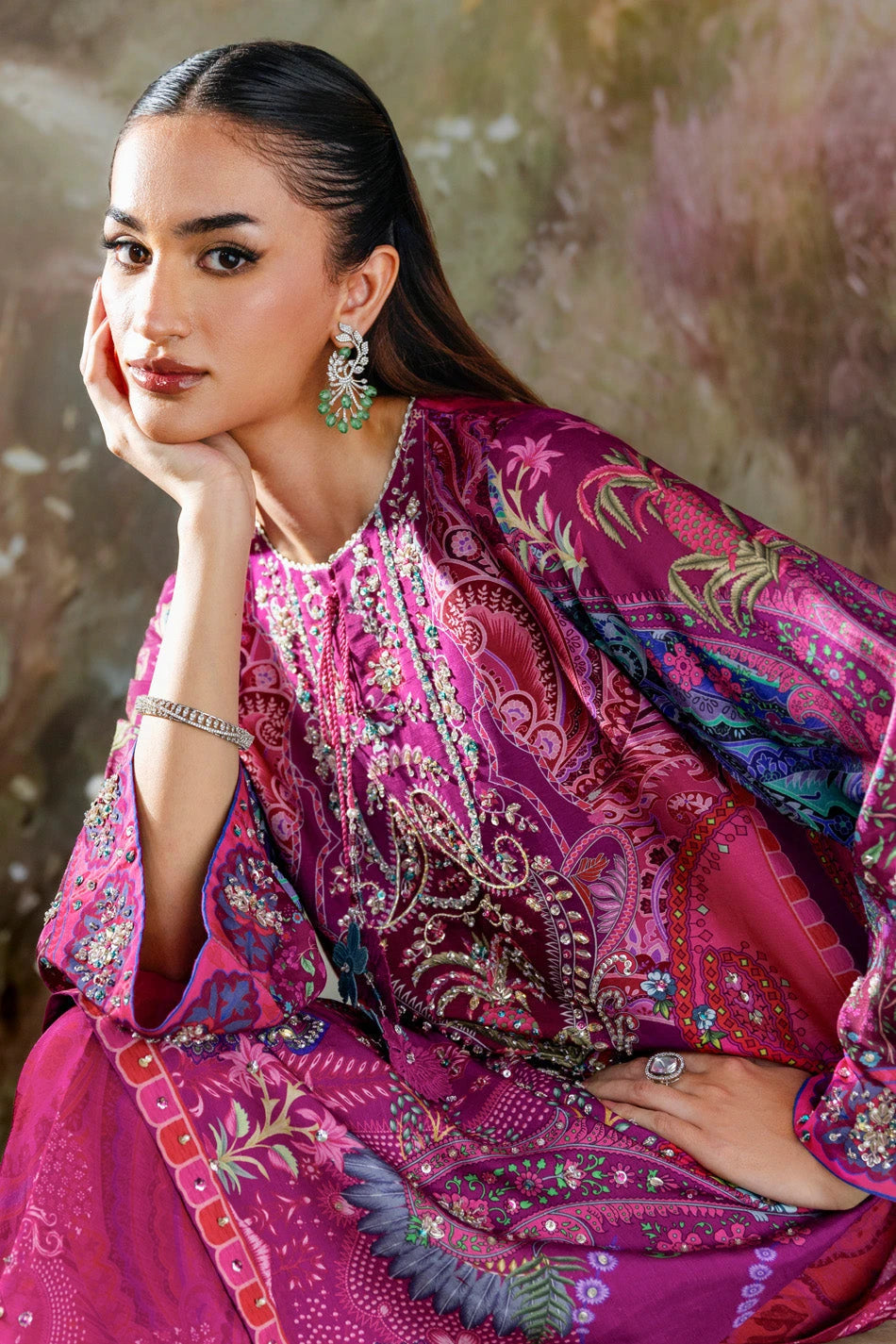 Ammara Khan| Solenne '25 - Fuchsia Radiance (D-13)