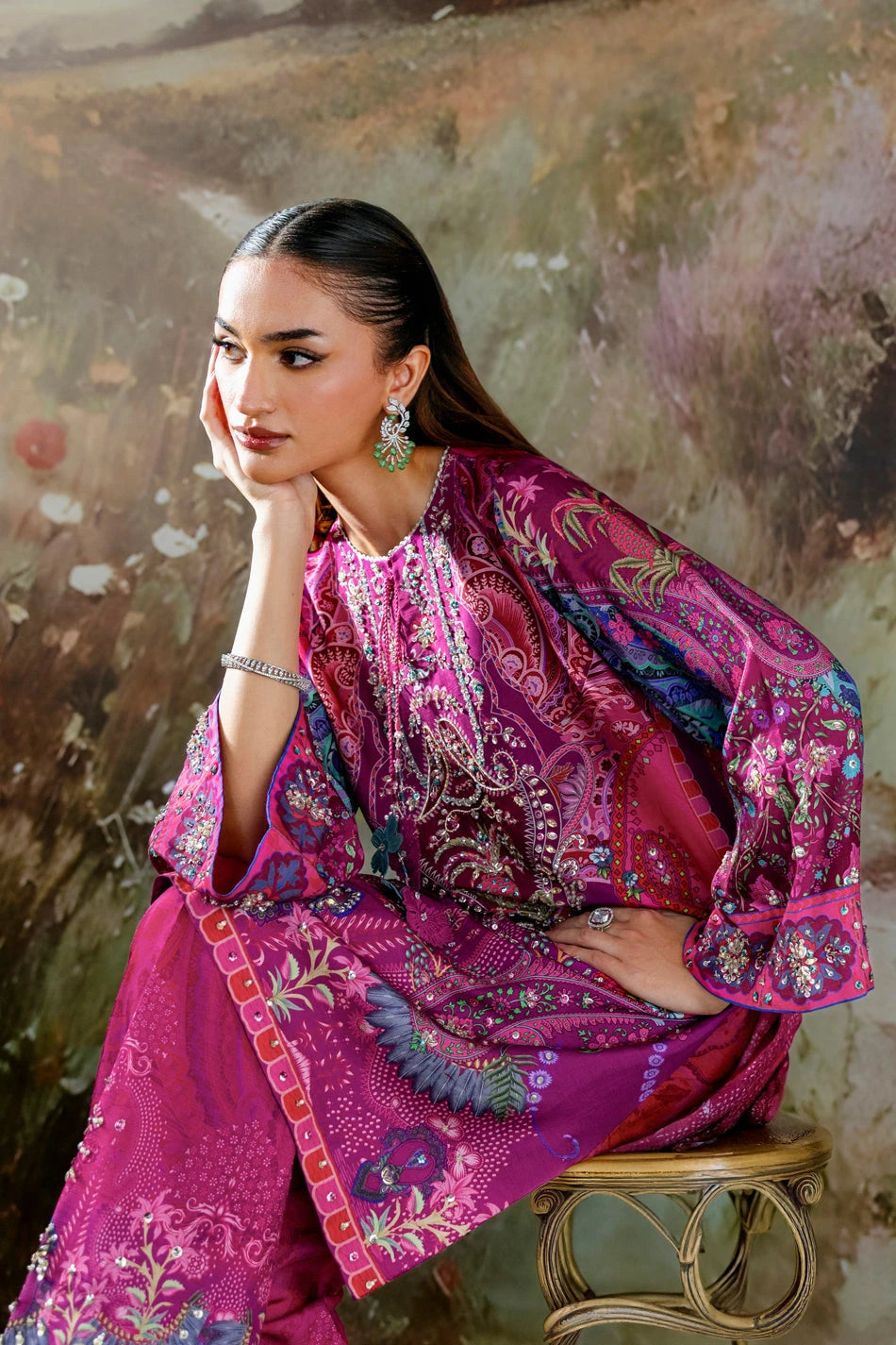 Ammara Khan| Solenne '25 - Fuchsia Radiance (D-13)