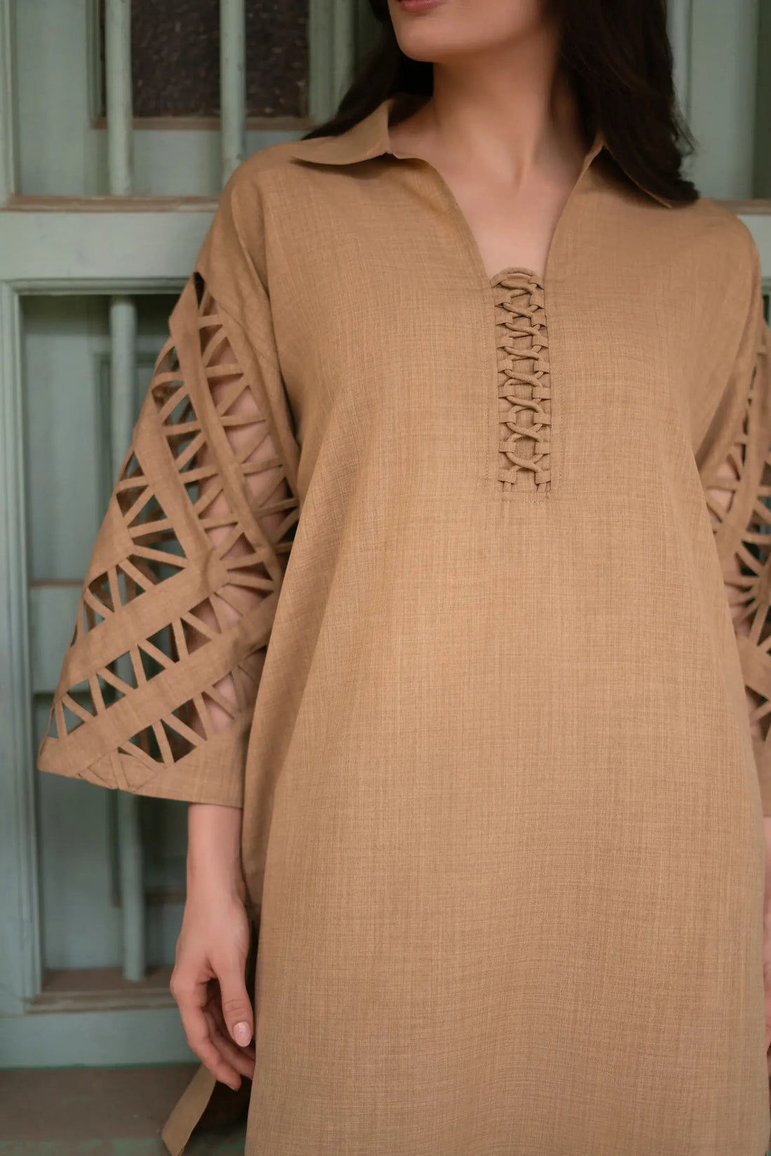 Studio Mehr |  Fall  '25 Collection  - Honey Wheat Matching Set