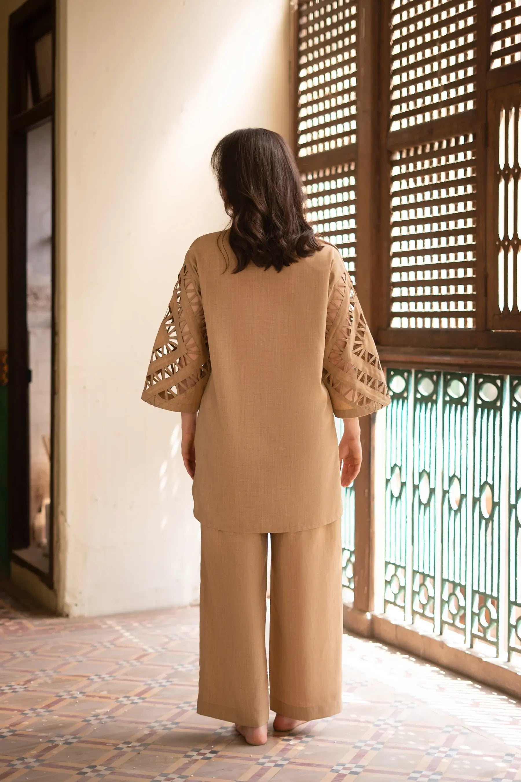 Studio Mehr |  Fall  '25 Collection  - Honey Wheat Matching Set