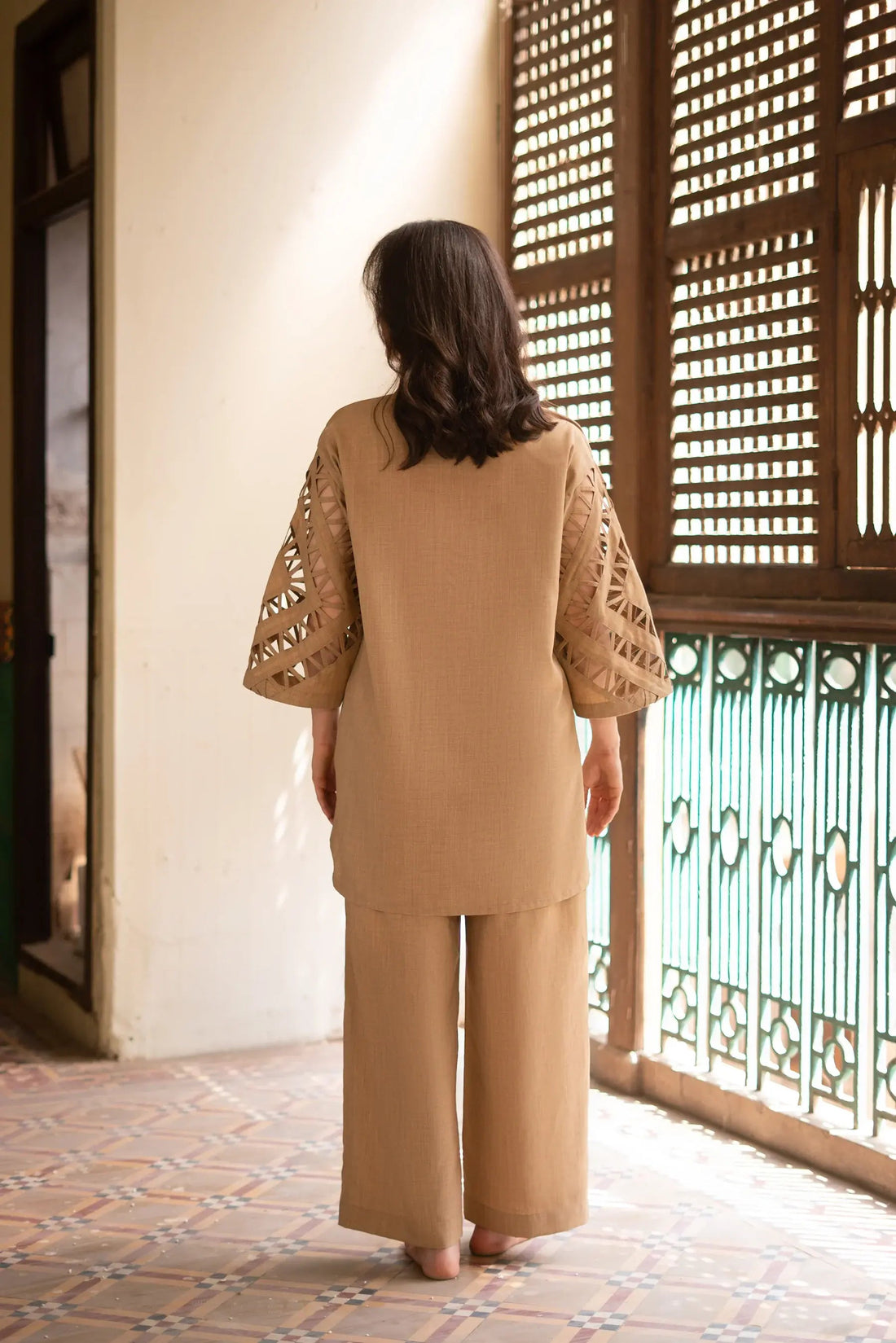 Studio Mehr |  Fall  '25 Collection  - Honey Wheat Matching Set