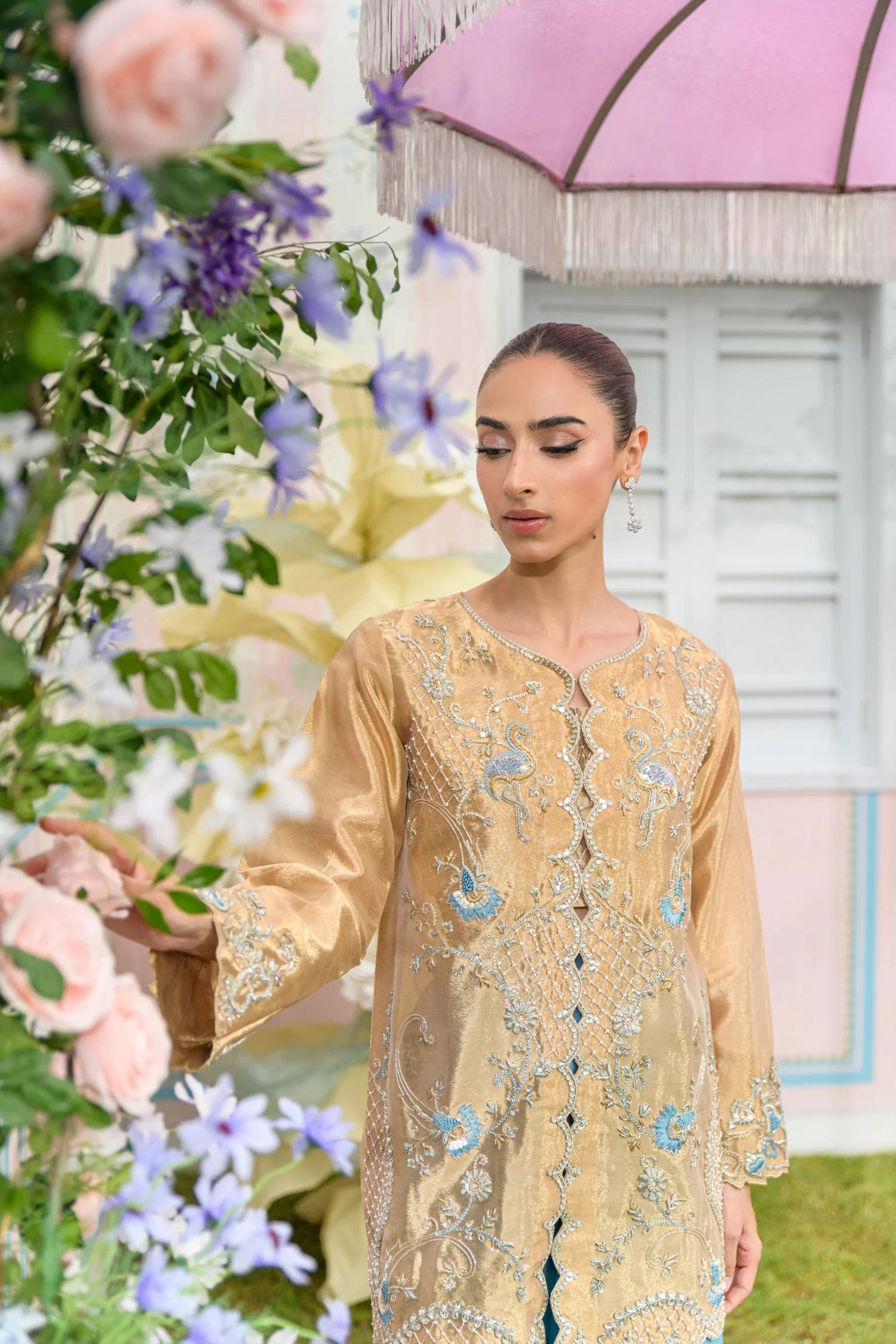 Flairs Studio| Zarayna-Festive Formals '25 - Icy Lama