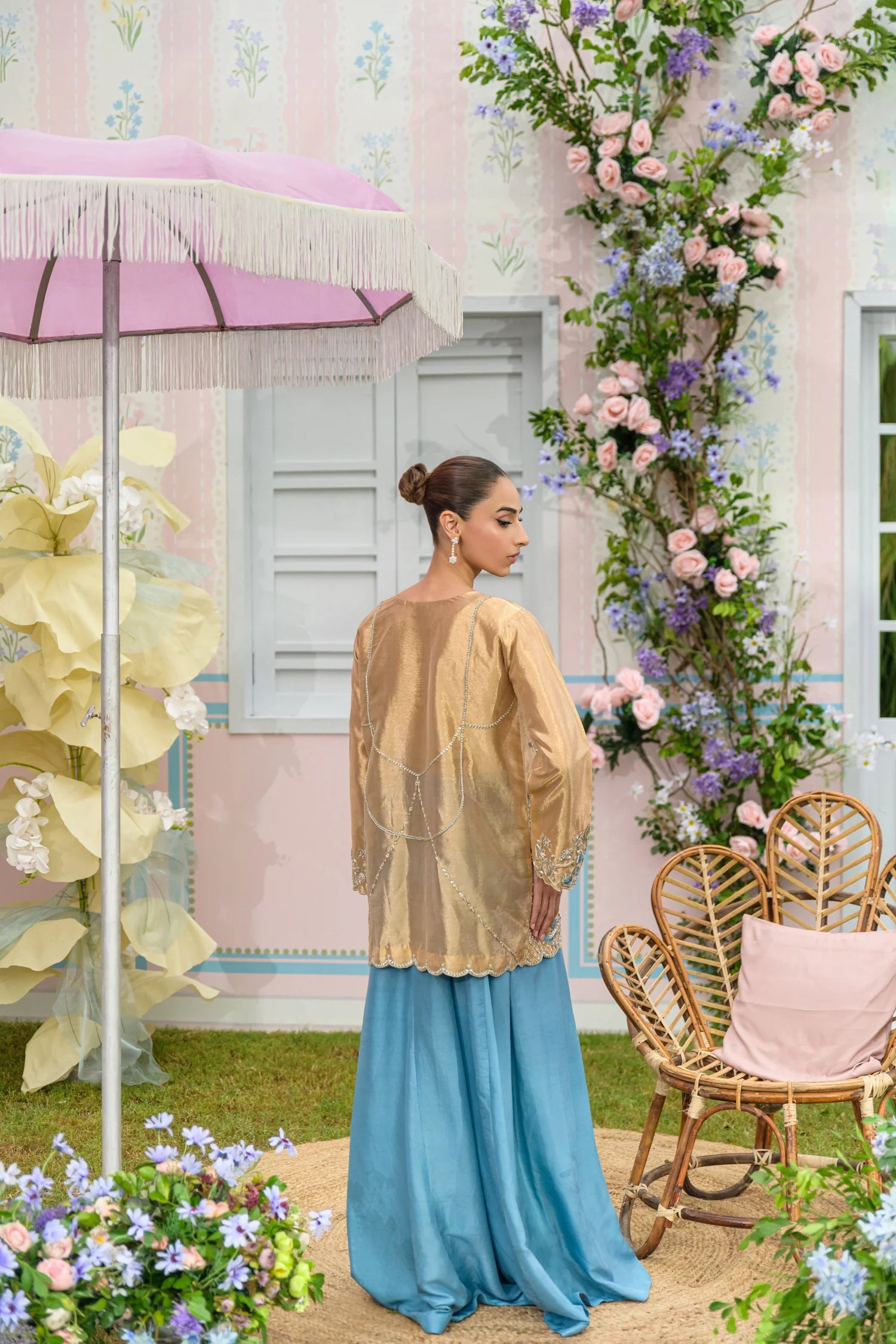 Flairs Studio| Zarayna-Festive Formals '25 - Icy Lama