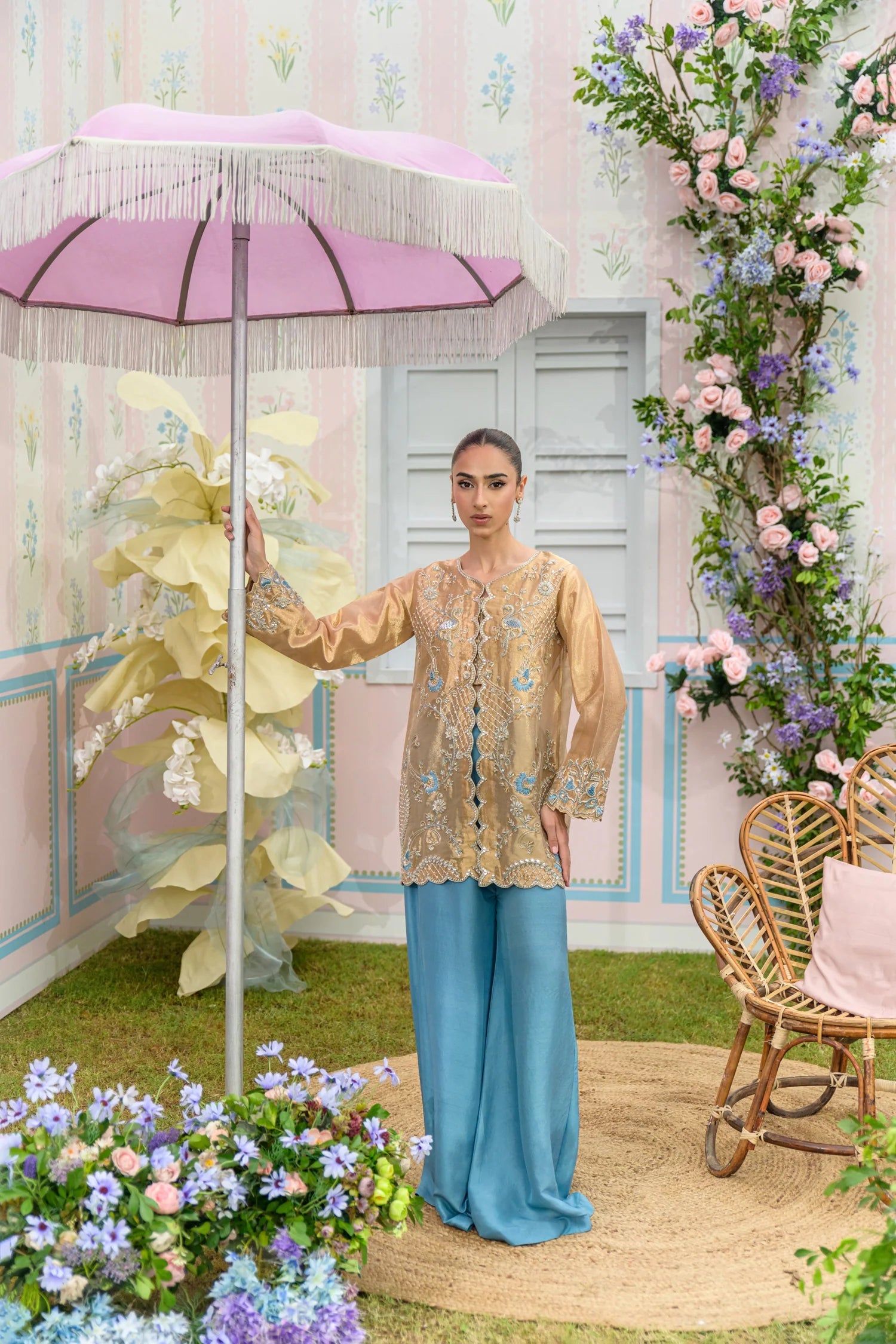 Flairs Studio| Zarayna-Festive Formals '25 - Icy Lama