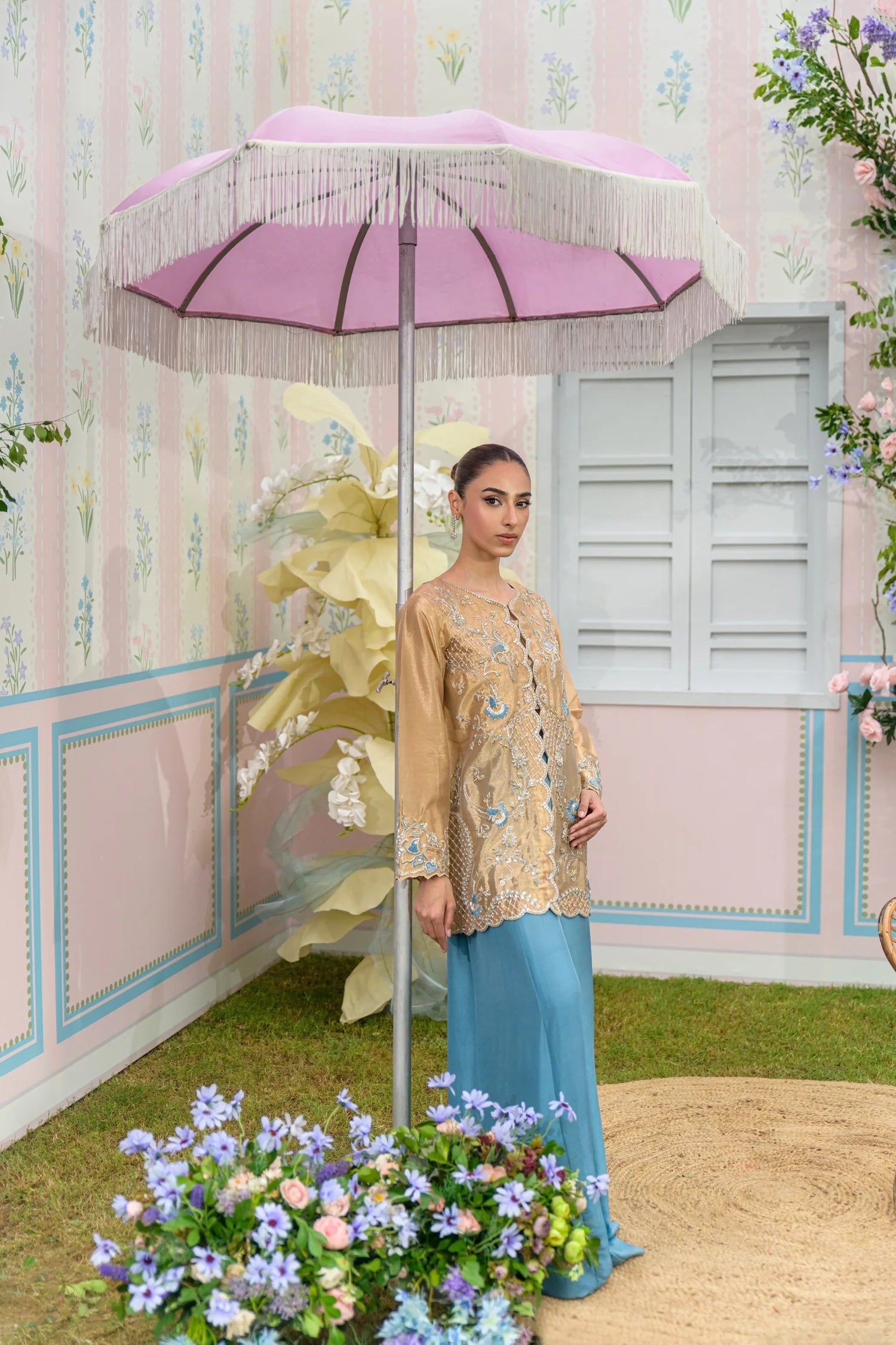 Flairs Studio| Zarayna-Festive Formals '25 - Icy Lama