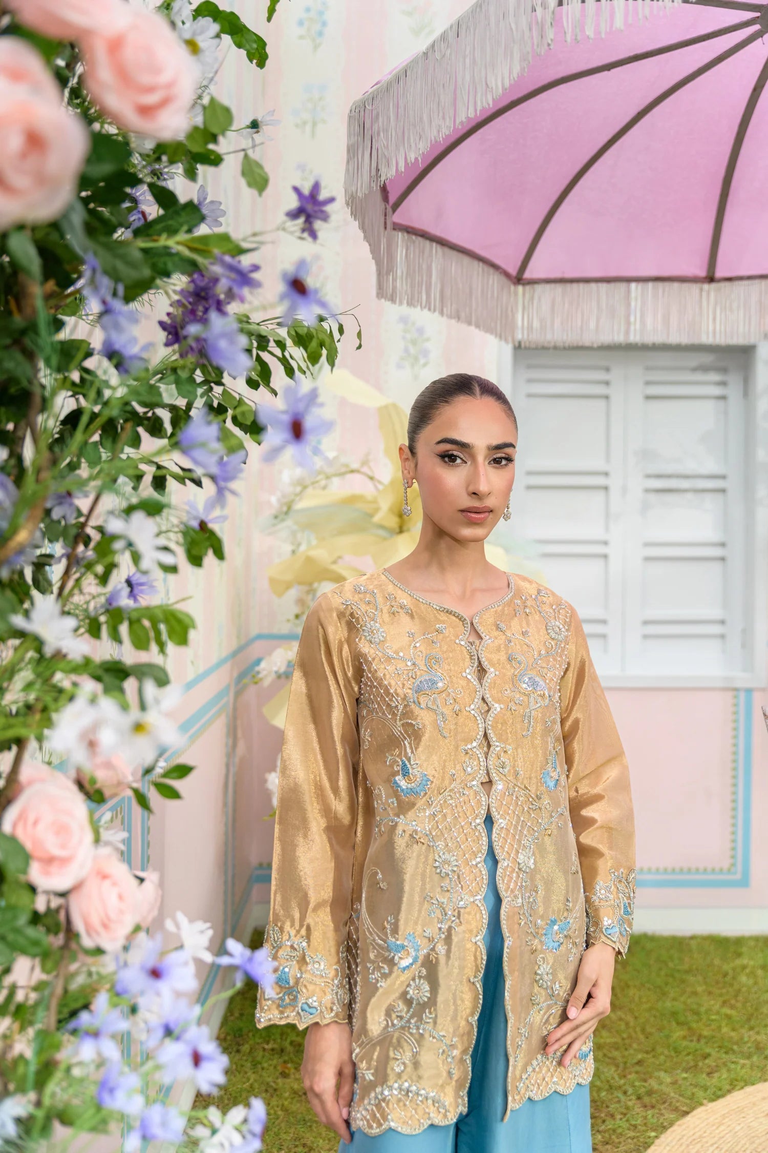 Flairs Studio| Zarayna-Festive Formals '25 - Icy Lama