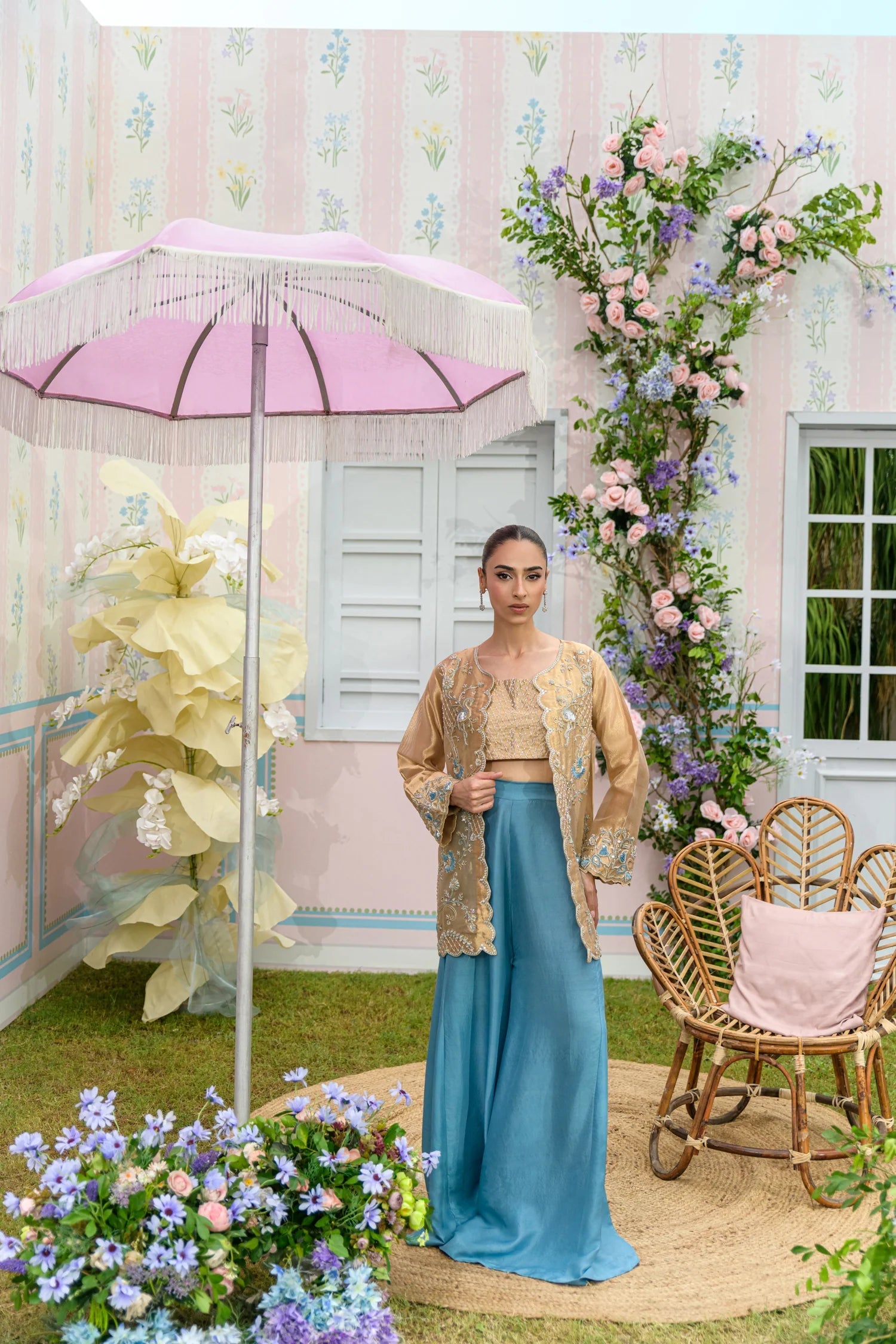 Flairs Studio| Zarayna-Festive Formals '25 - Icy Lama