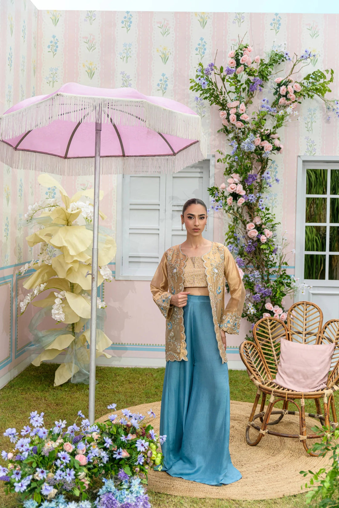 Flairs Studio| Zarayna-Festive Formals '25 - Icy Lama