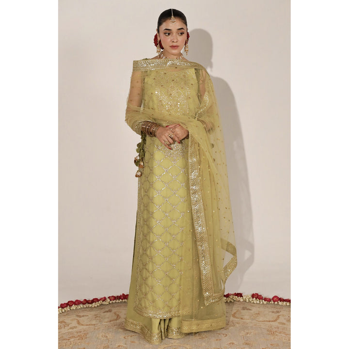 Dyot |JHIL MIL  -Pistachio Green Outfit