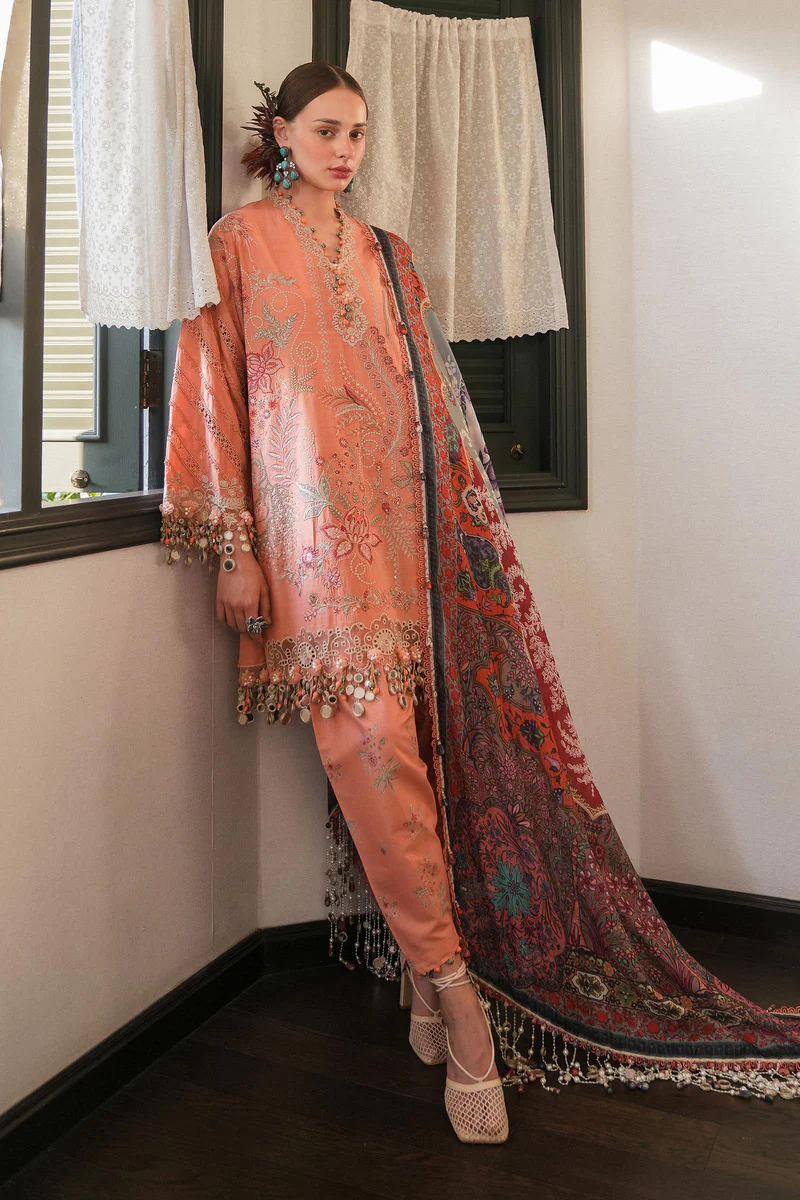 Sana Safinaz| Luxury Lawn '25 - L251-007A-3CT