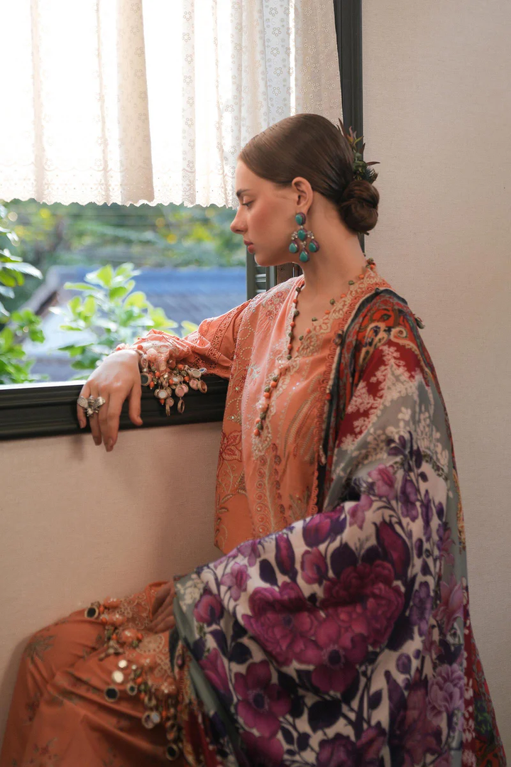 Sana Safinaz| Luxury Lawn '25 - L251-007A-3CT