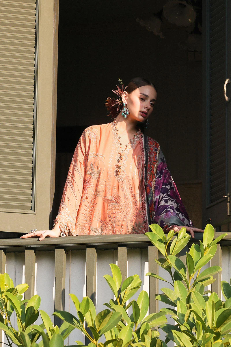 Sana Safinaz| Luxury Lawn '25 - L251-007A-3CT