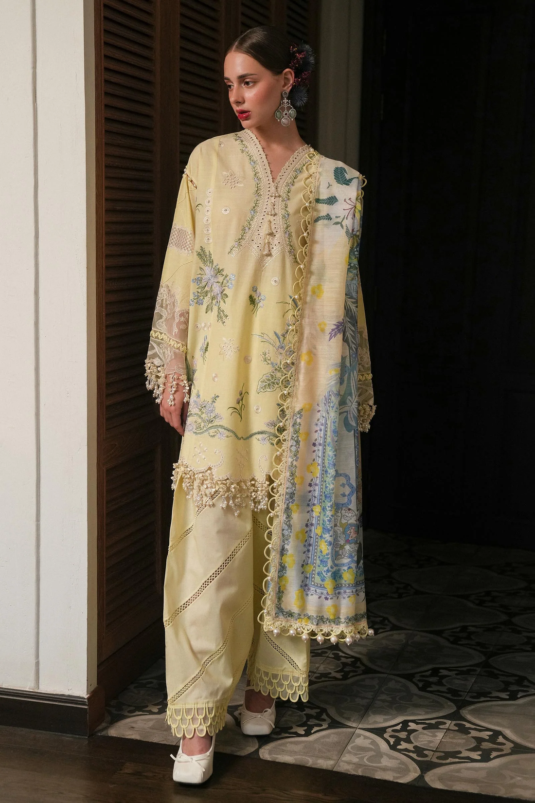 Sana Safinaz |Luxury Lawn '25 - L251-010A-3DI